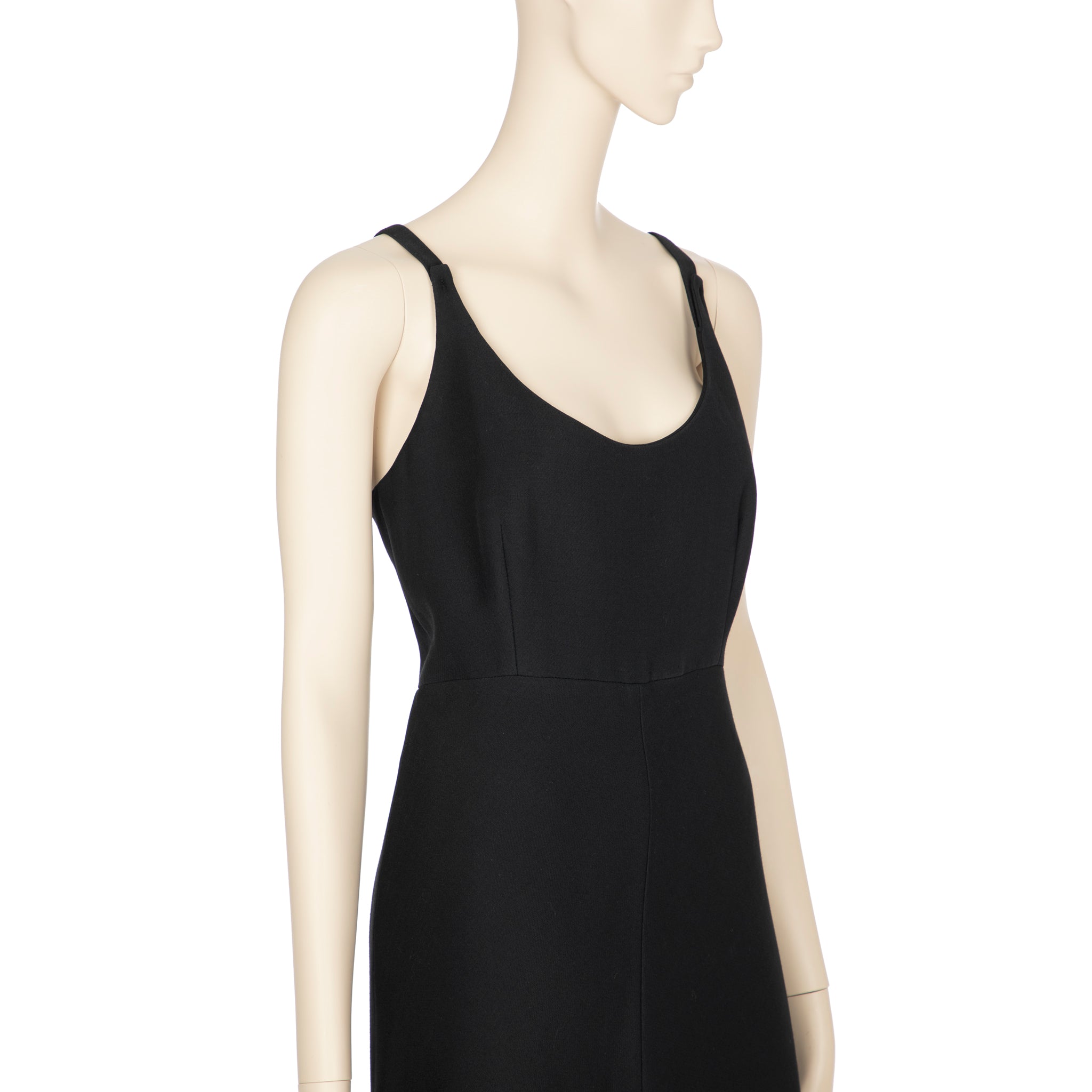 Christian Dior Black Fitted Dress 40 FR
