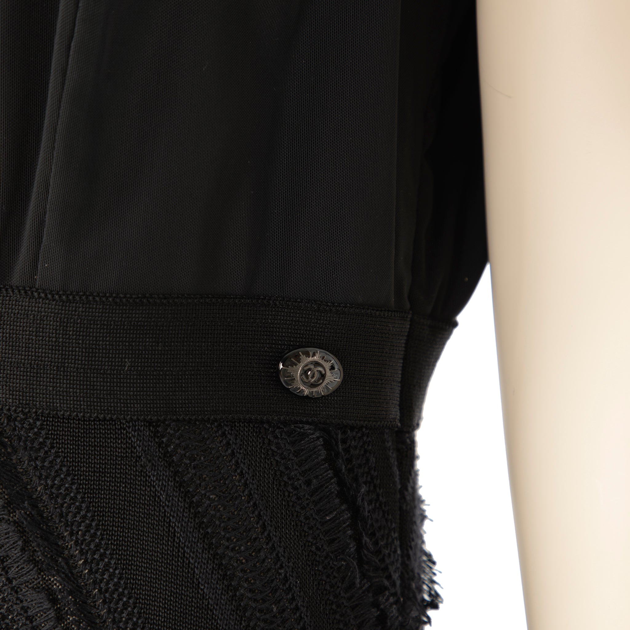 Chanel Black Shift Dress 42 FR