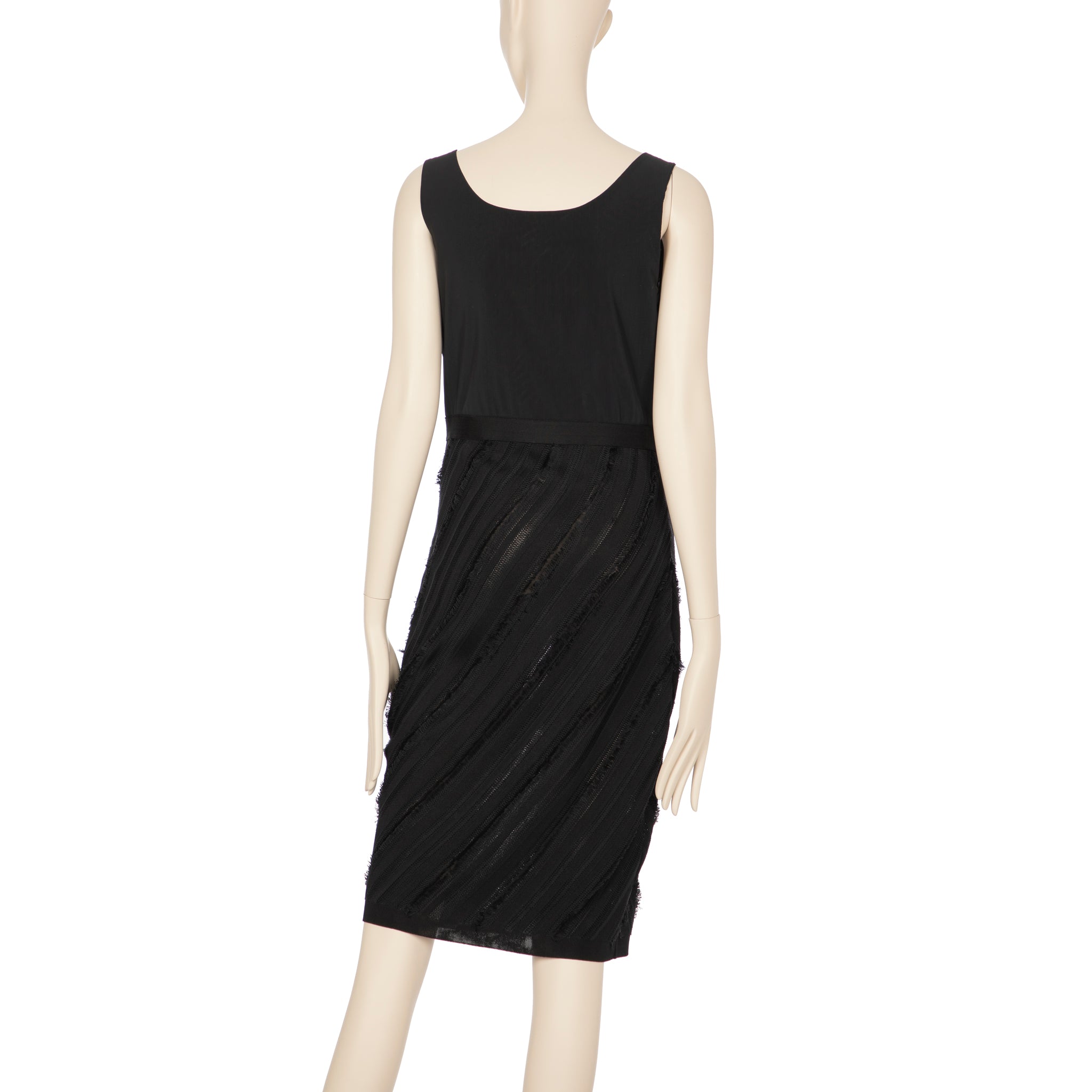 Chanel Black Shift Dress 42 FR