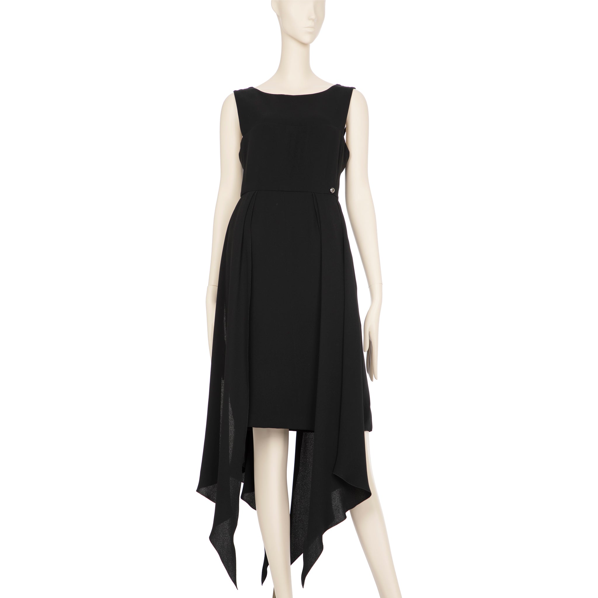 Chanel Black Slip Dress 40 FR