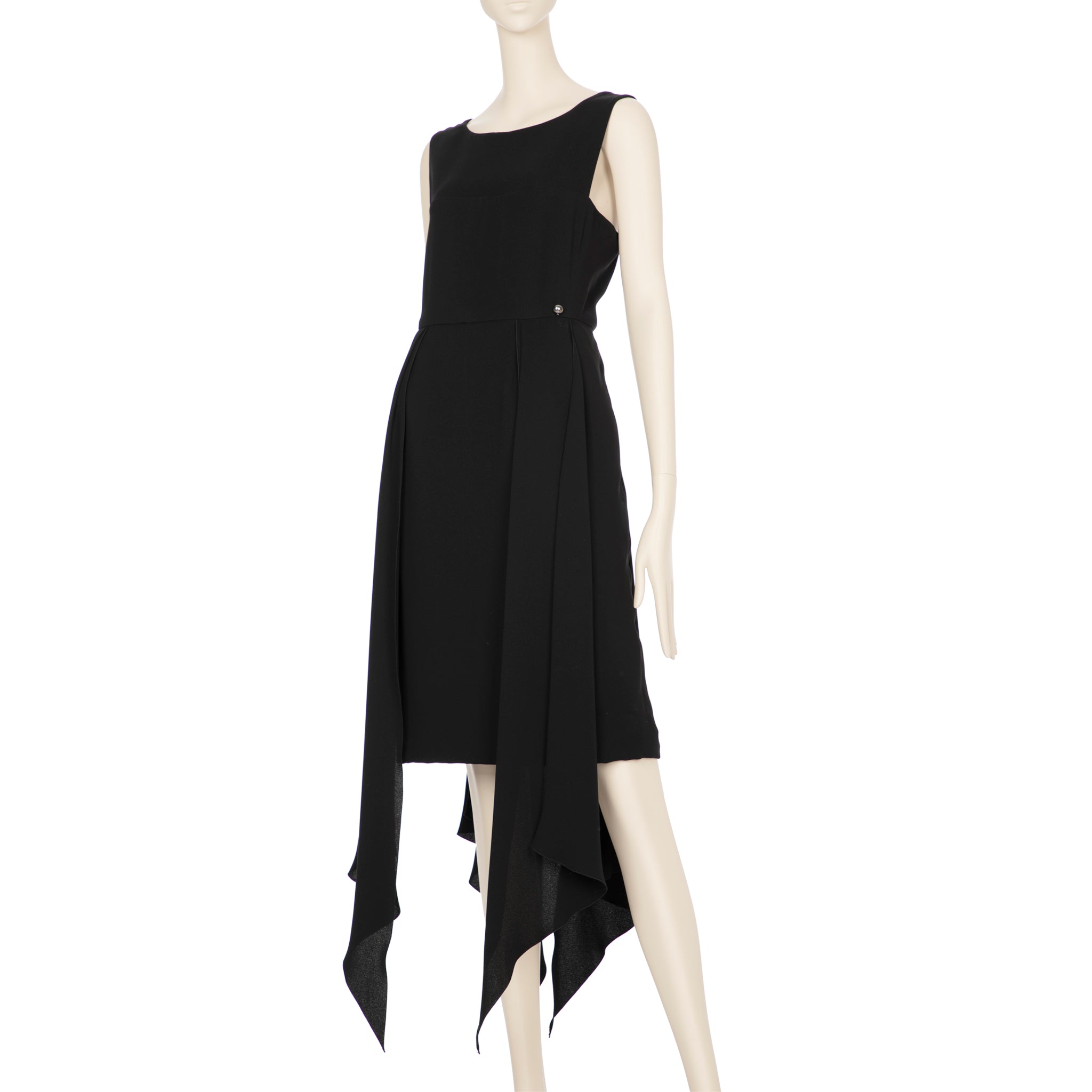 Chanel Black Slip Dress 40 FR