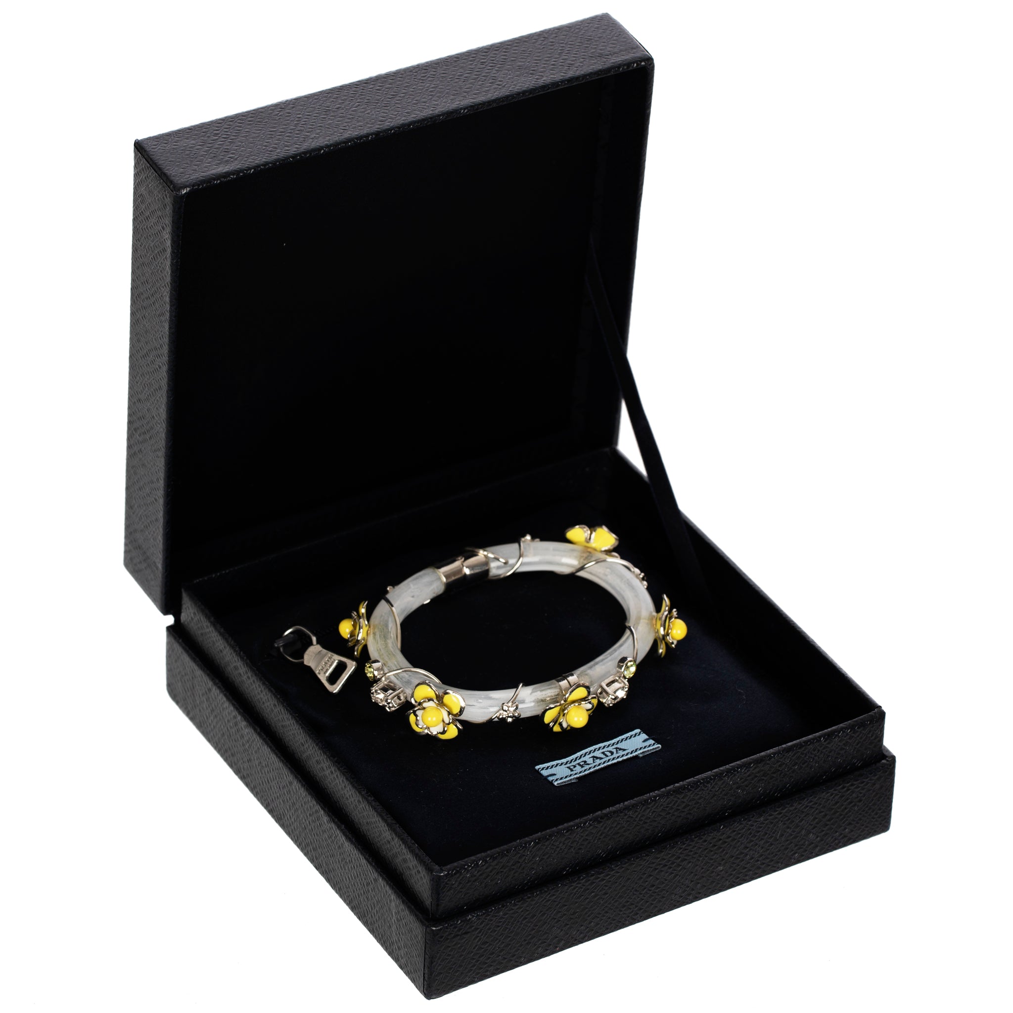 Prada Yellow Flower Design Bracelet