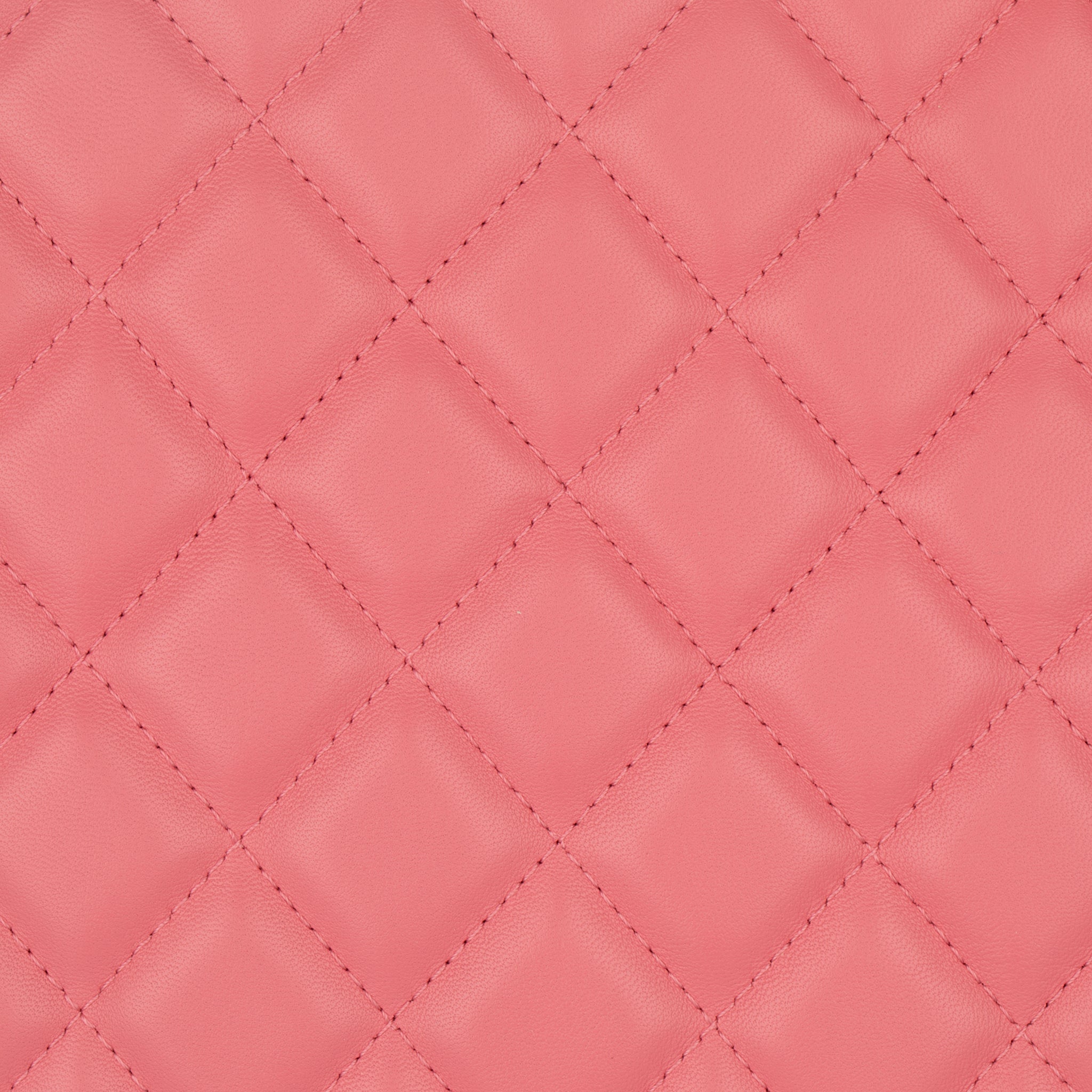 Chanel Pink Quilted Lambskin Clutch