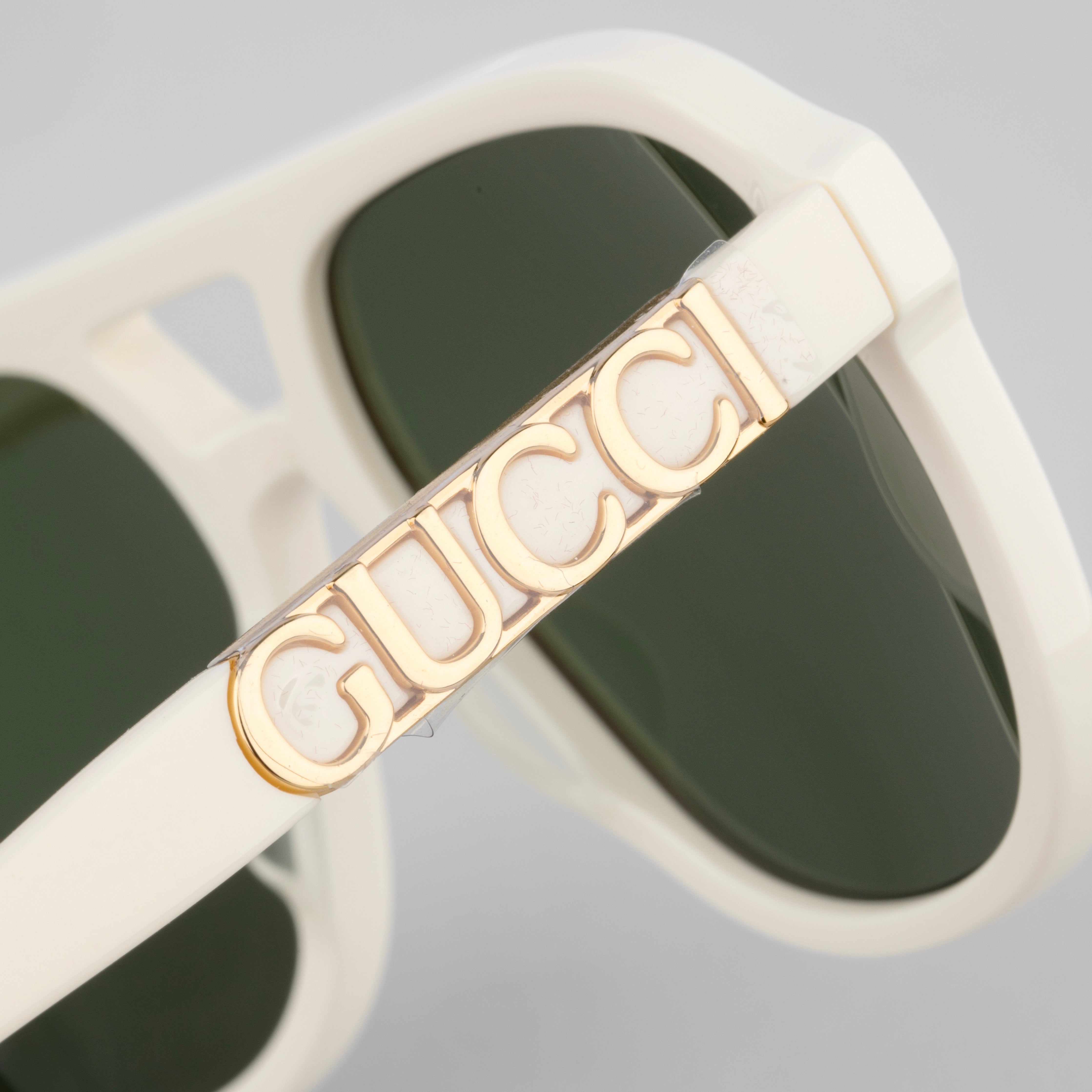 Gucci Aviator Sunglasses Ivory