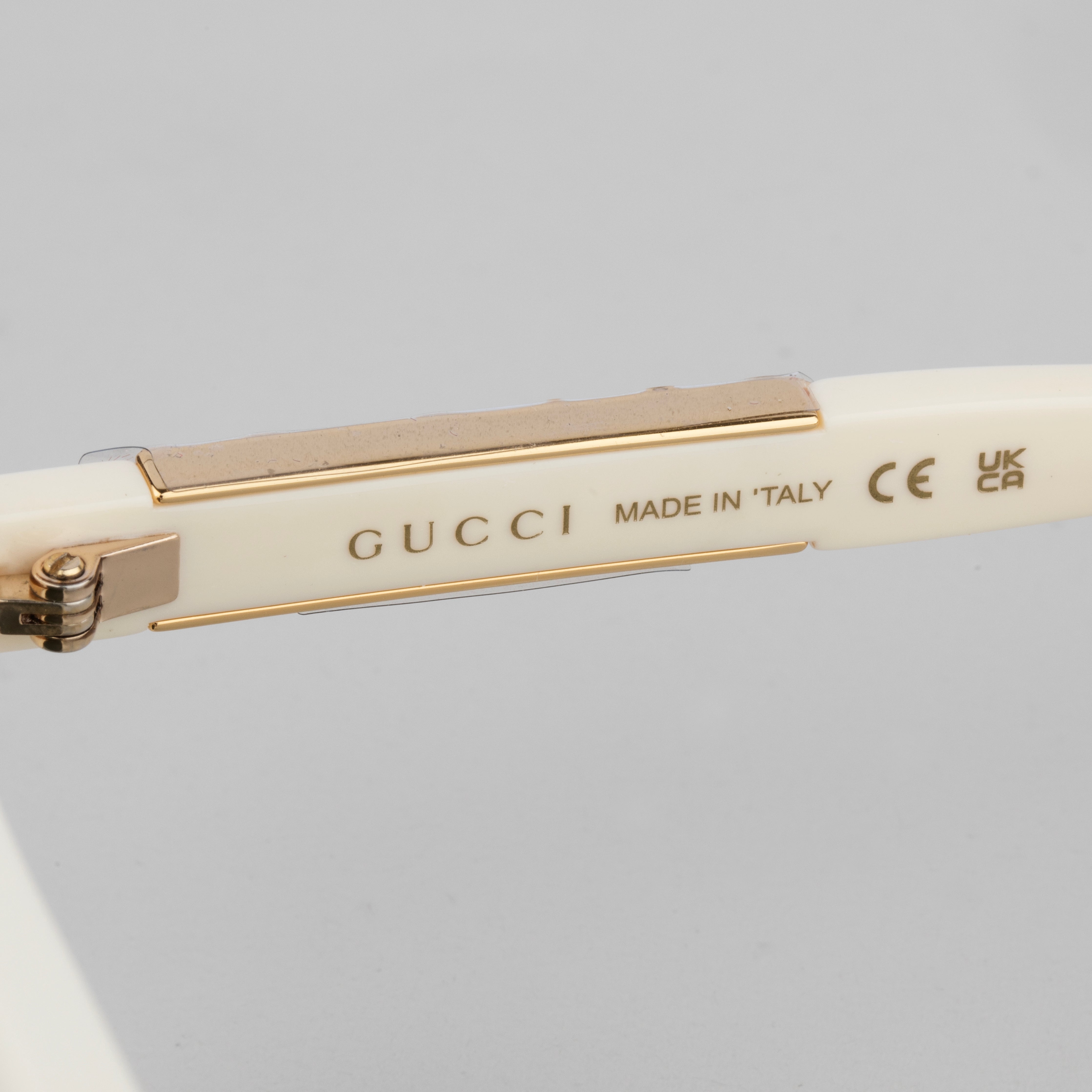 Gucci Aviator Sunglasses Ivory
