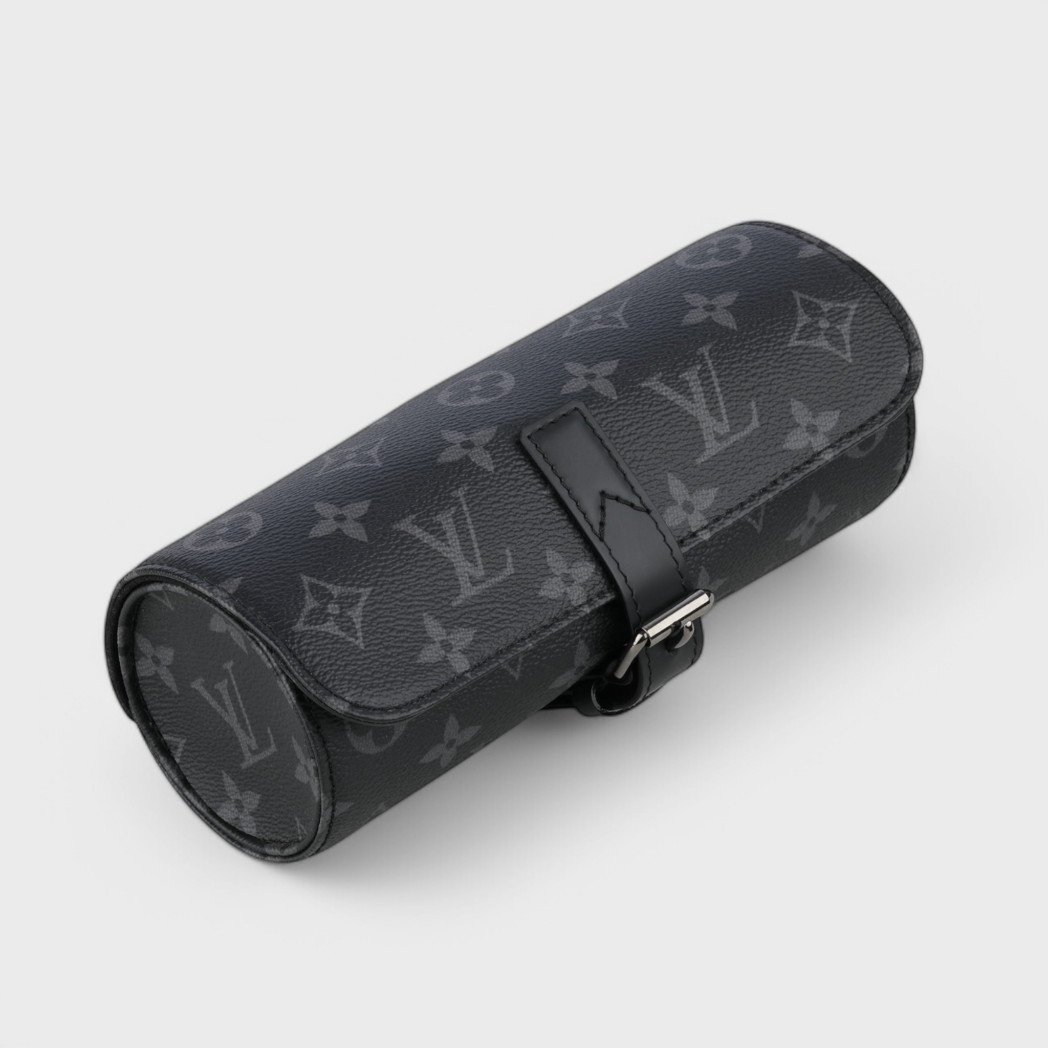 Louis Vuitton 3 Watch Case Monogram Eclipse