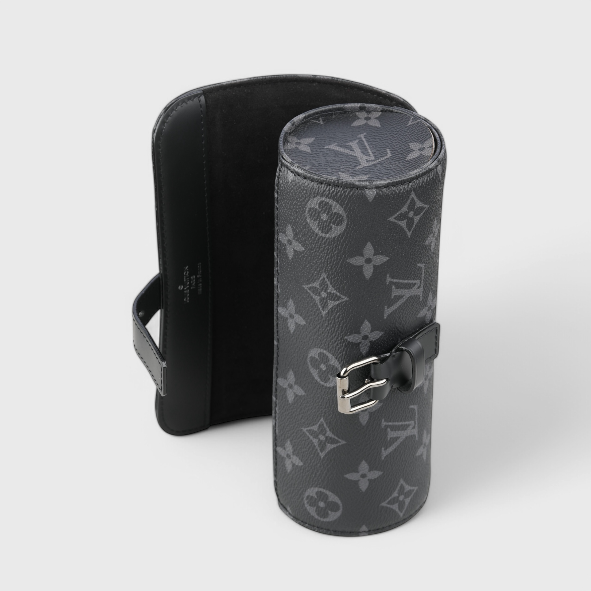 Louis Vuitton 3 Watch Case Monogram Eclipse