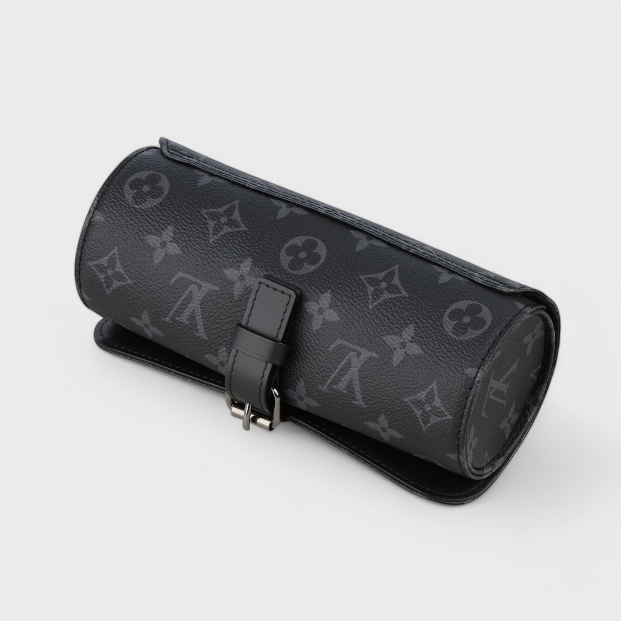 Louis Vuitton 3 Watch Case Monogram Eclipse