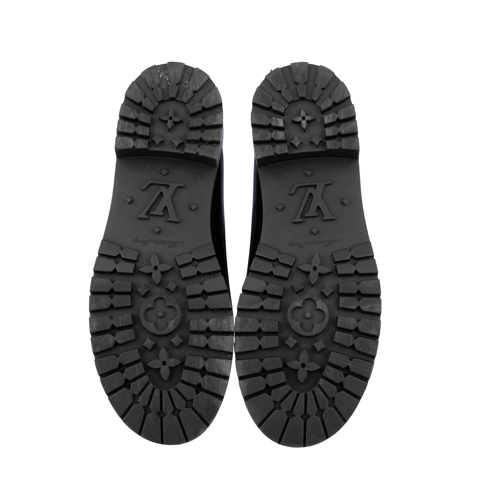 Louis Vuitton Black Rubber Rain Boots- Size | 37 FR