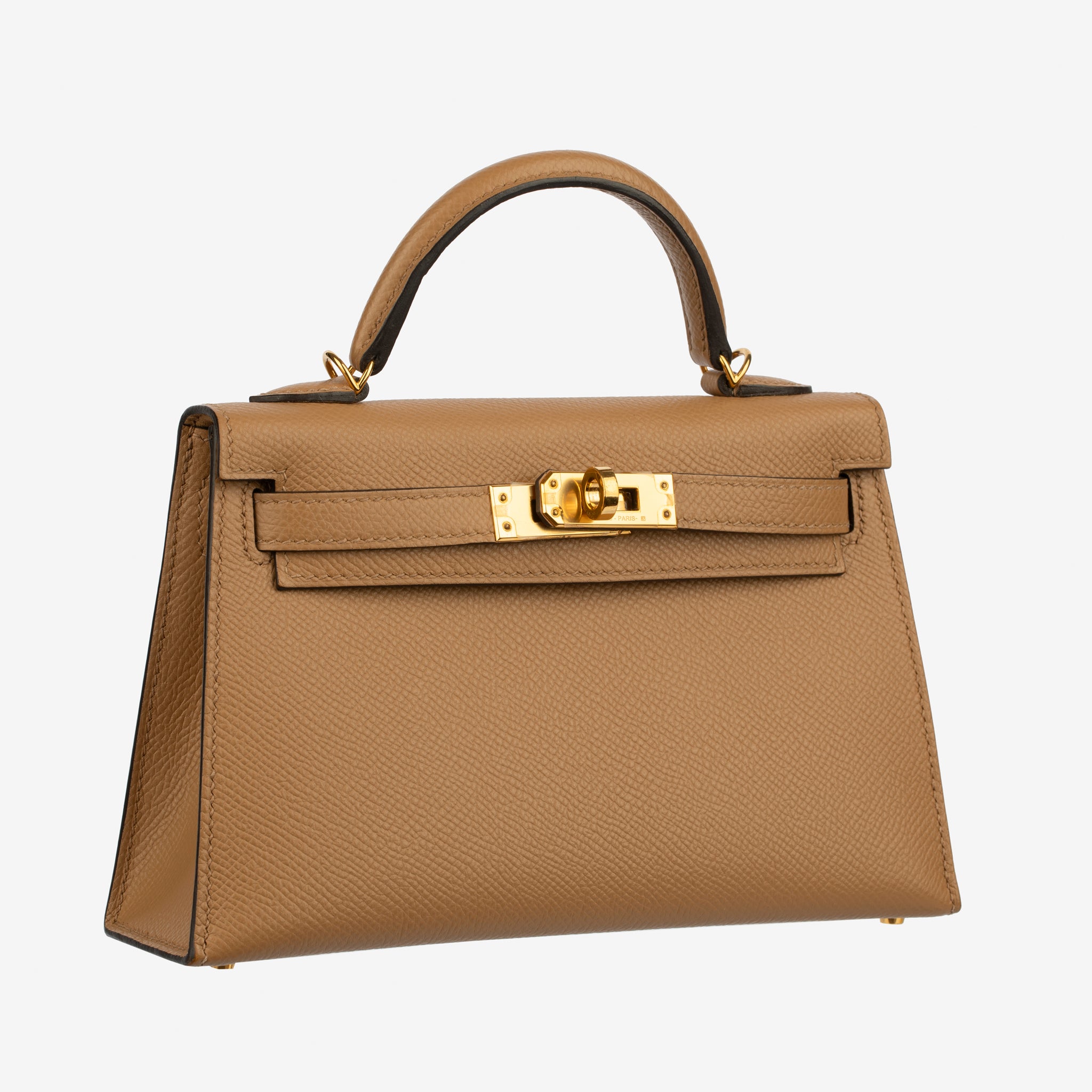 Hermes Mini Kelly II Chai Epsom Leather Gold Hardware