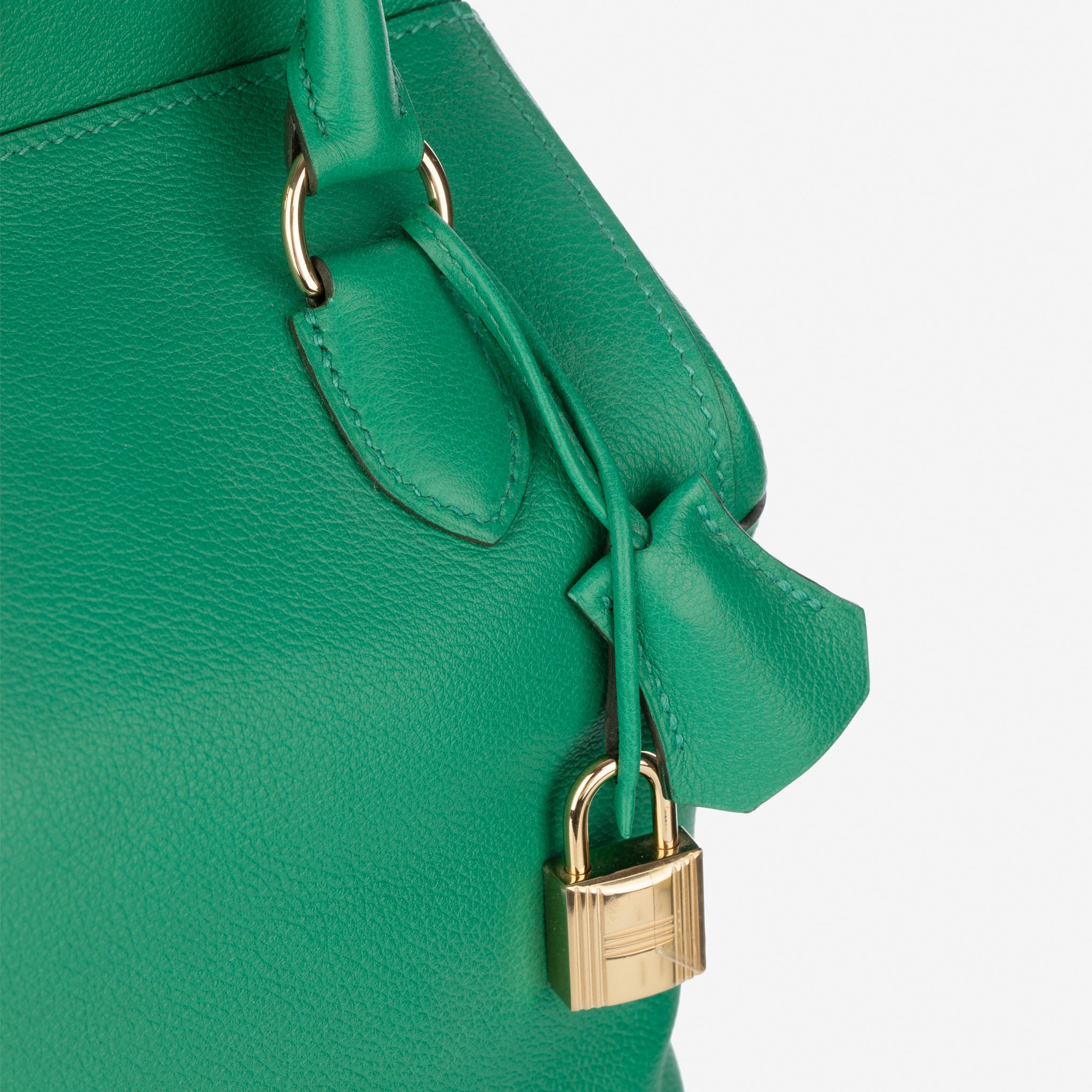 Hermes Toolbox 20 Vert Vertigo Evercolour Leather Permabrass Hardware