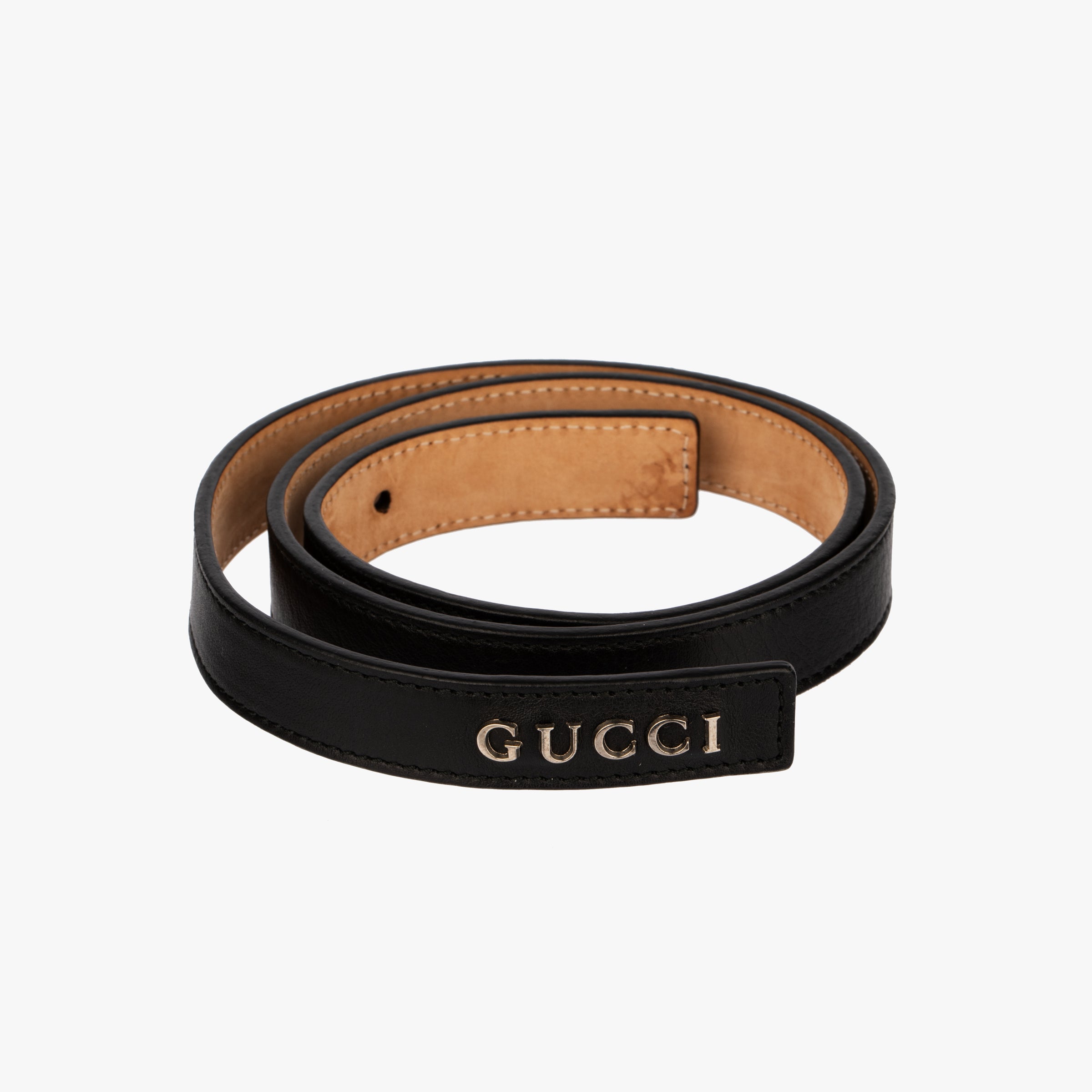 Gucci Black Leather Belt | 84 cm