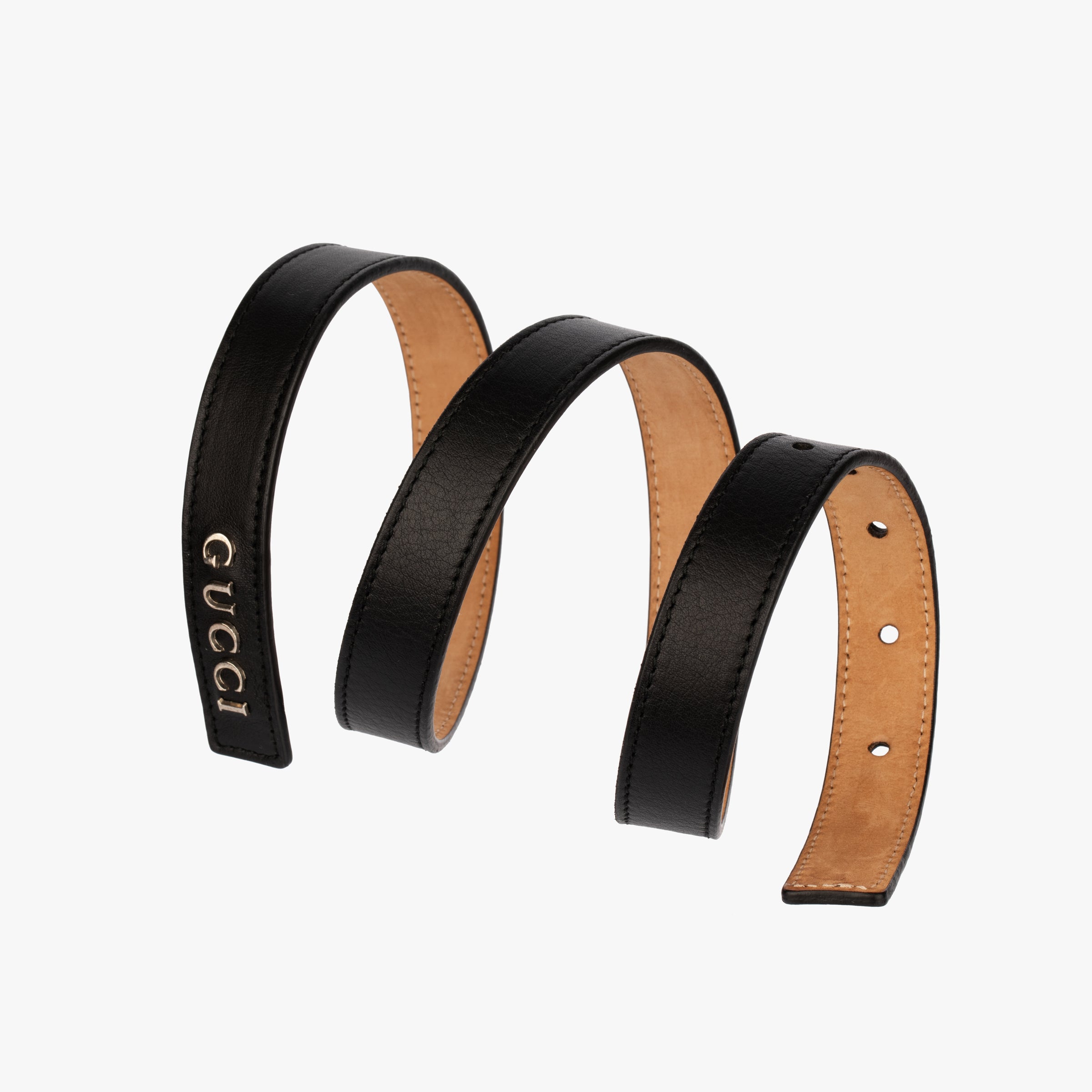 Gucci Black Leather Belt | 84 cm