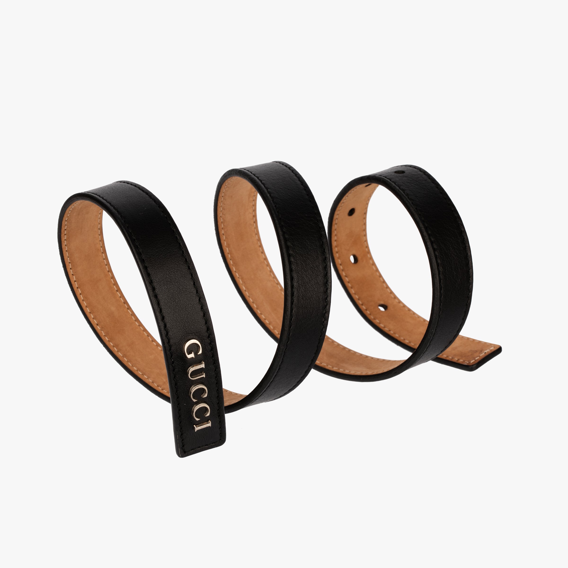 Gucci Black Leather Belt | 84 cm