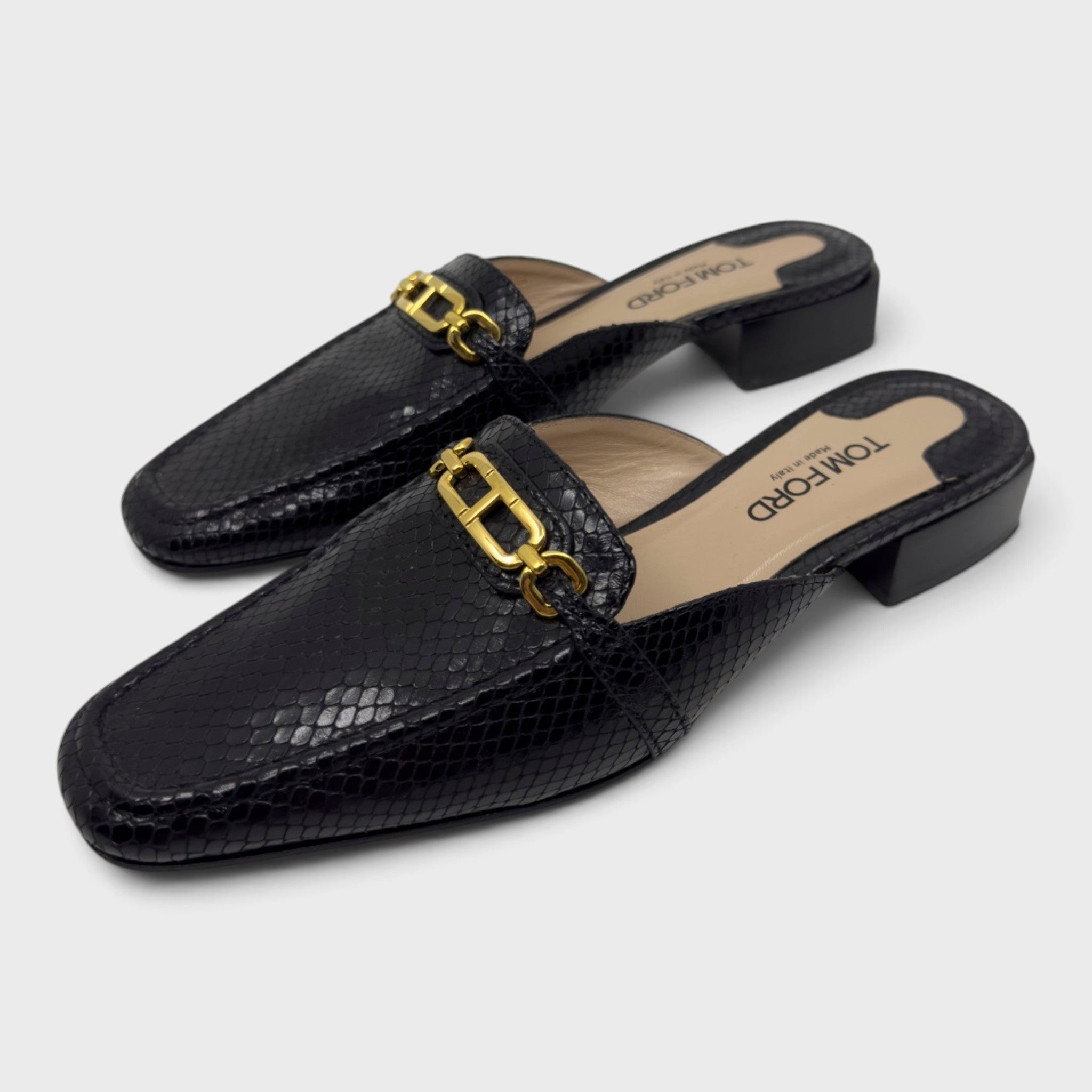 Tom Ford Whitney Mules | Size 38