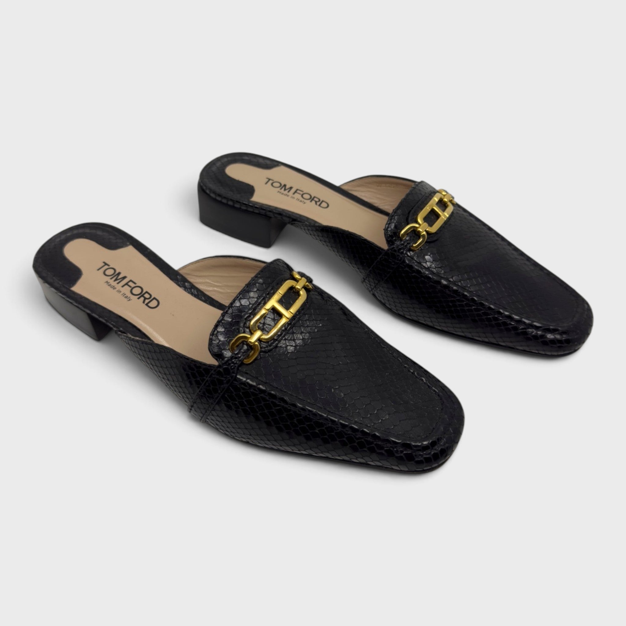 Tom Ford Whitney Mules | Size 38