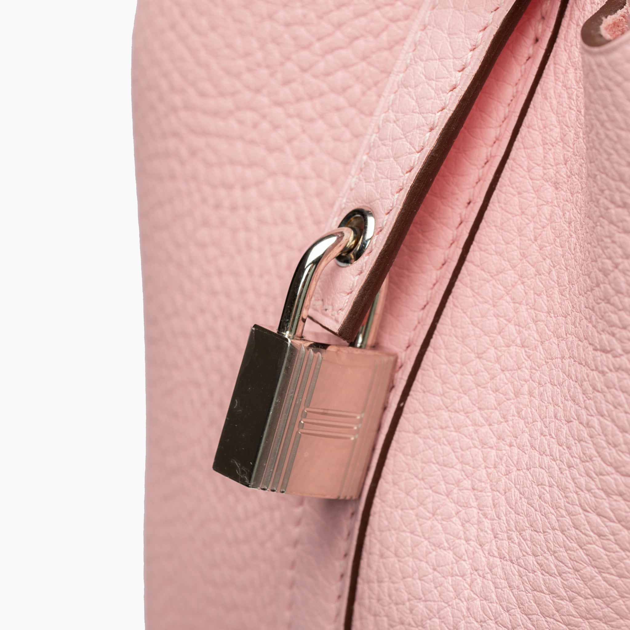 Hermes Picotin 18cm Rose Sakura Clemence Leather Palladium Hardware