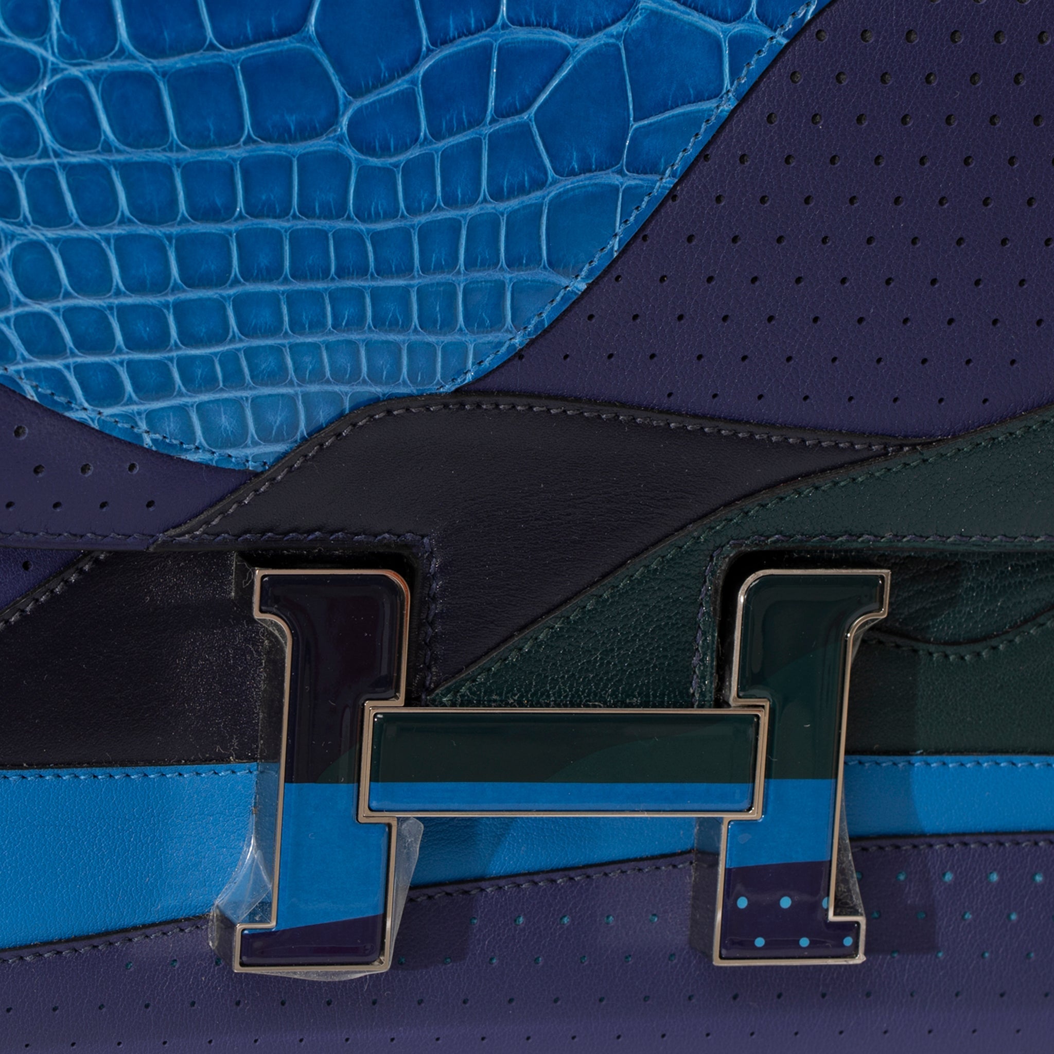 Hermes Constance 24cm Limited Edition "Au Bout Du Monde" Palladium Hardware