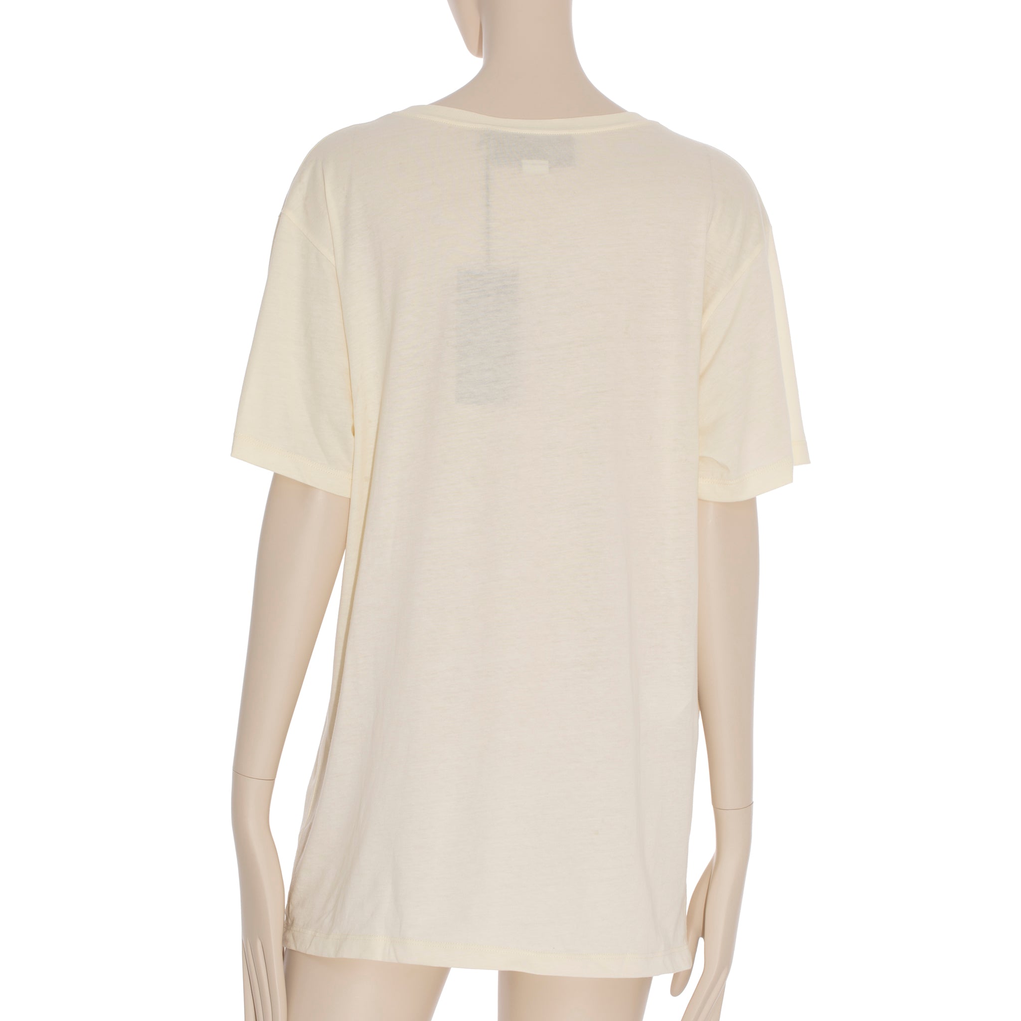 Gucci Unisex Oversized T-Shirt With Gucci Sequin Logo Small