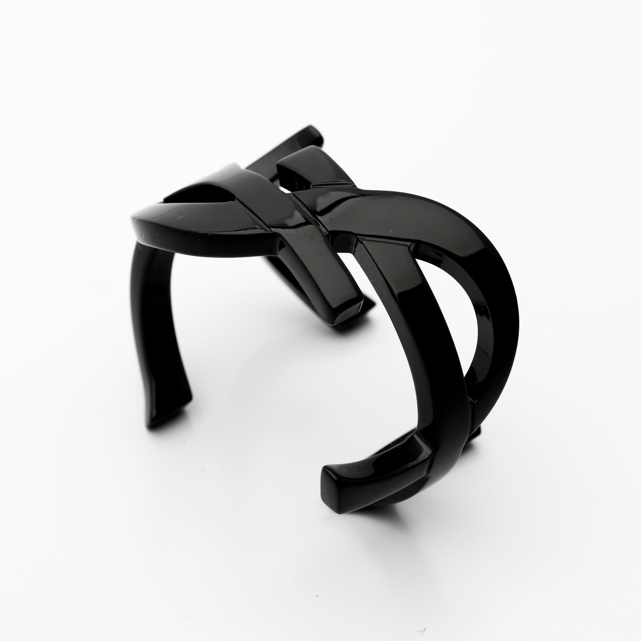 Yves Saint Laurent Black Metal Cuff