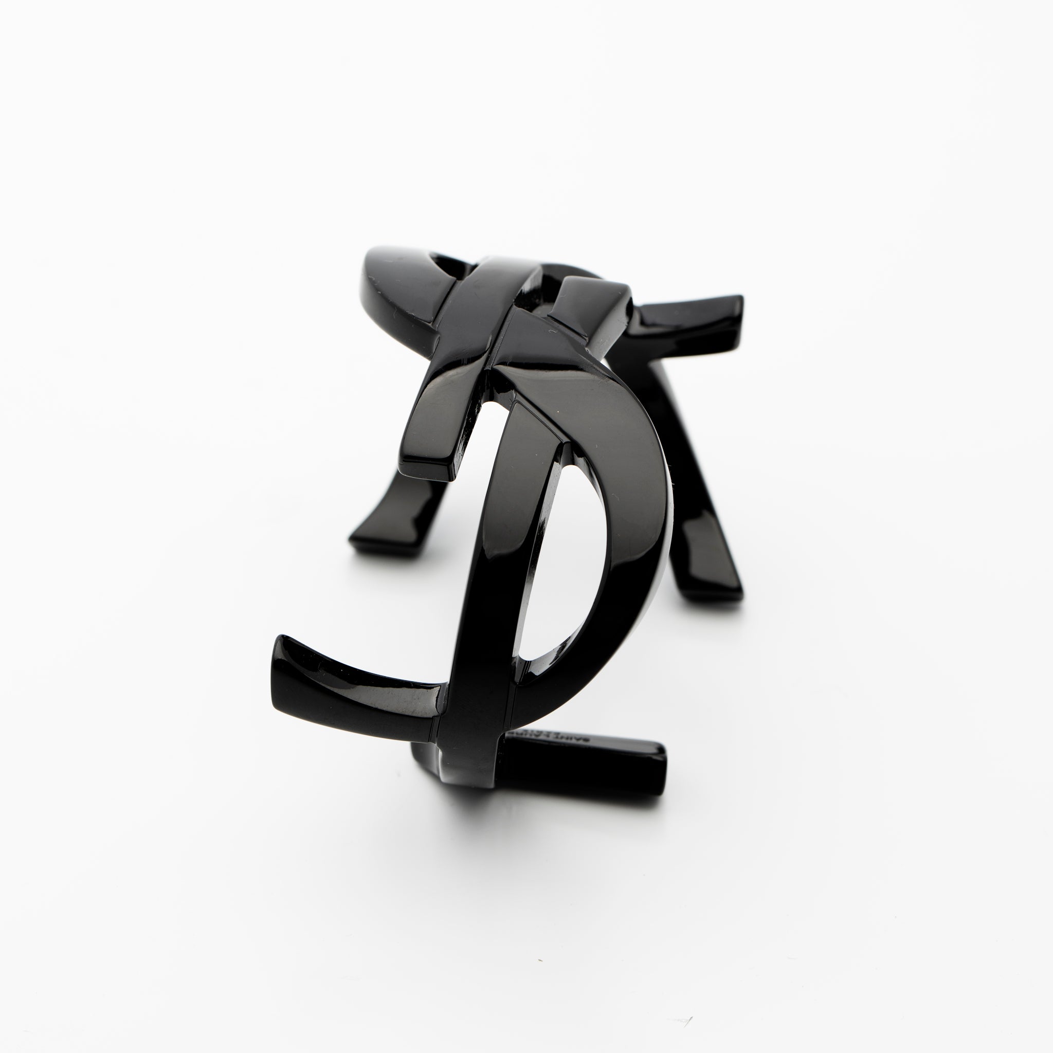 Yves Saint Laurent Black Metal Cuff