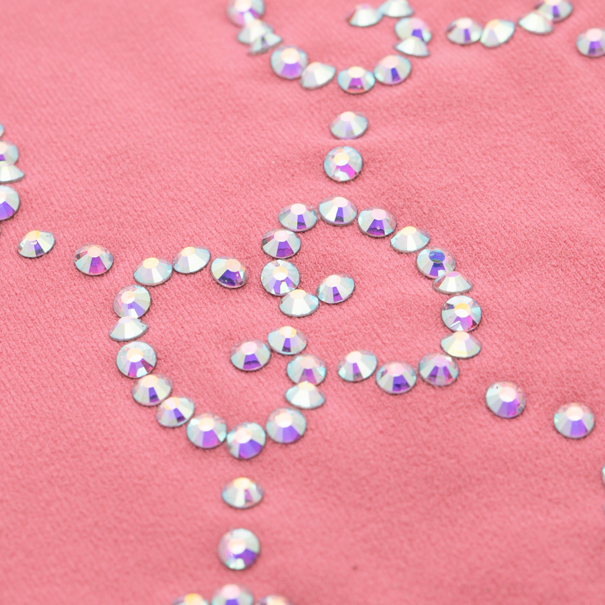 Gucci GG Crystal Pattern Tights Pink Medium