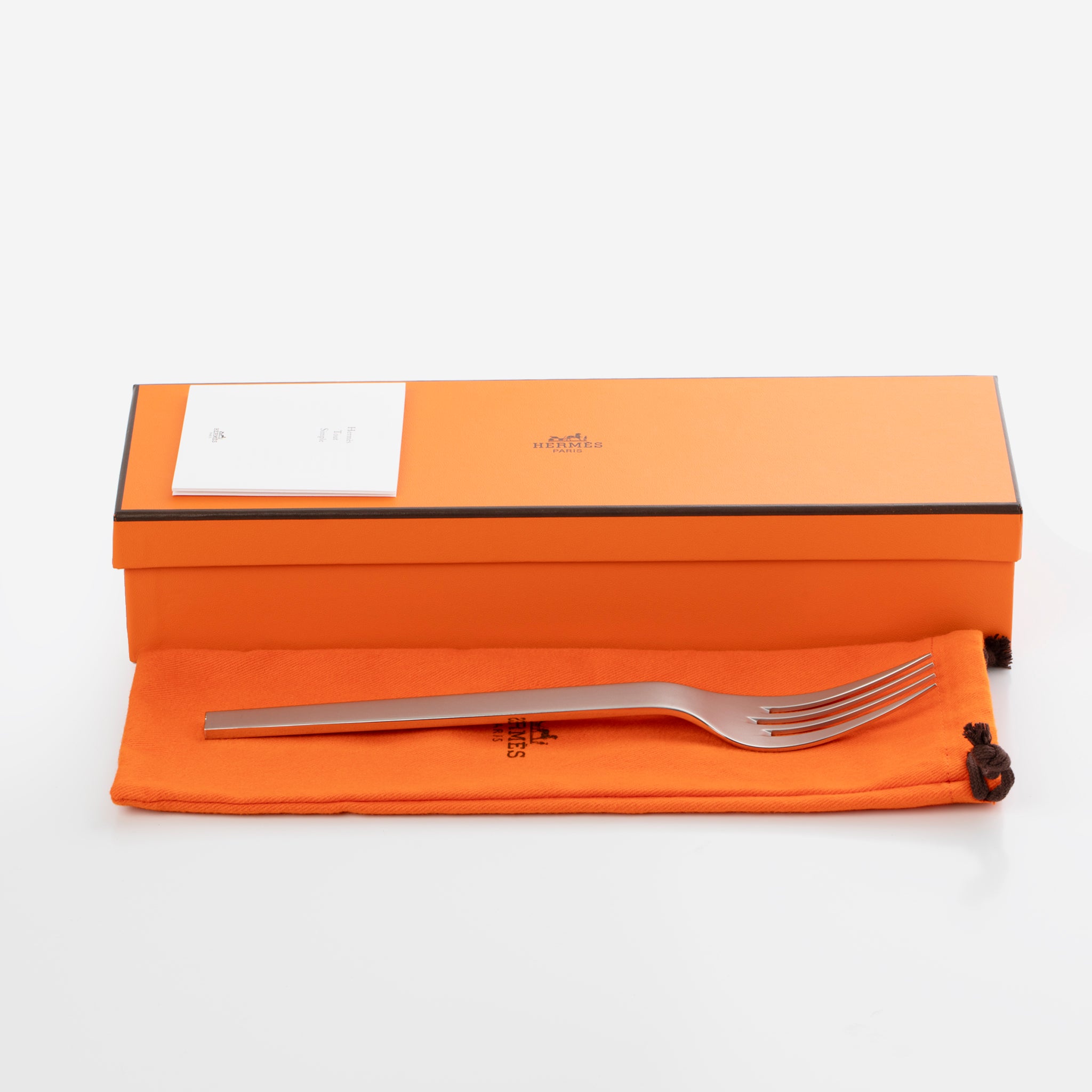 Hermes HTS Sterling Silver Serving Fork