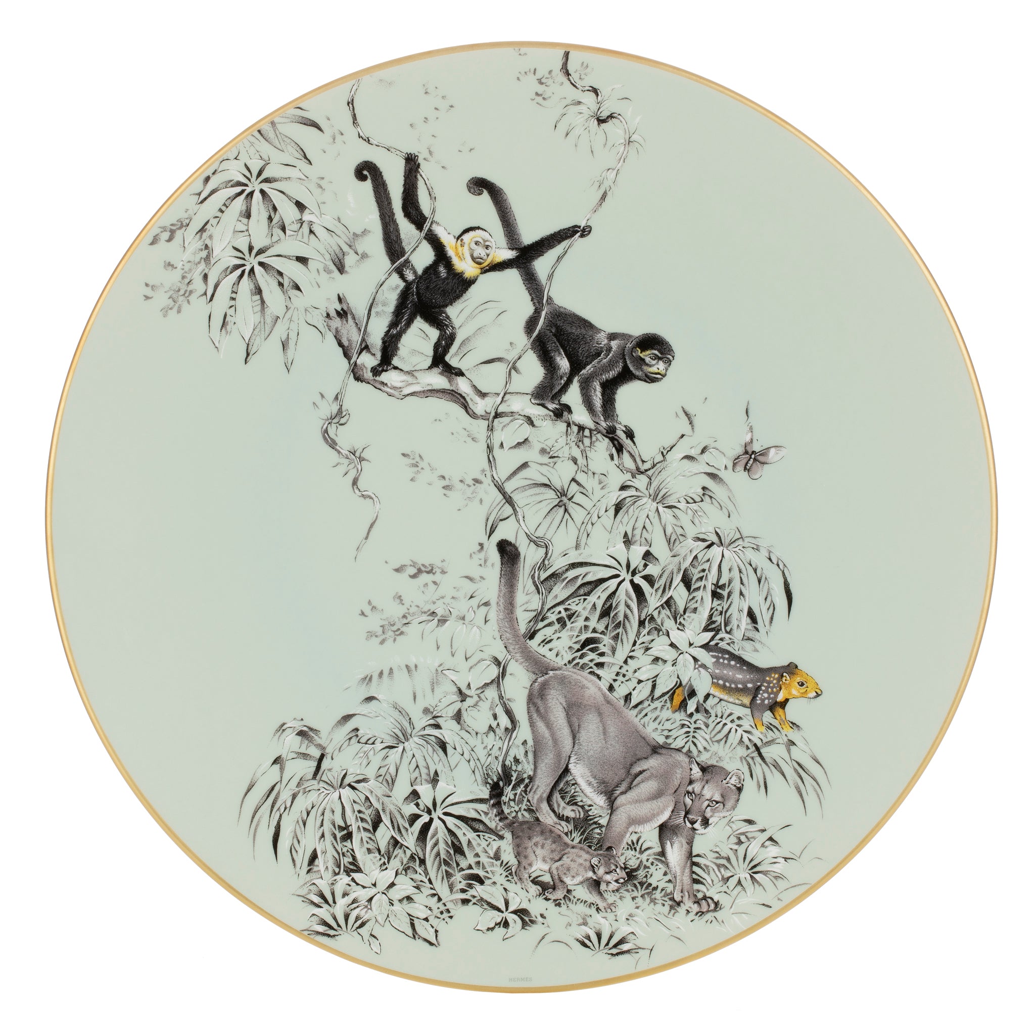 Hermes Carnets D'equateur Presentation Plate