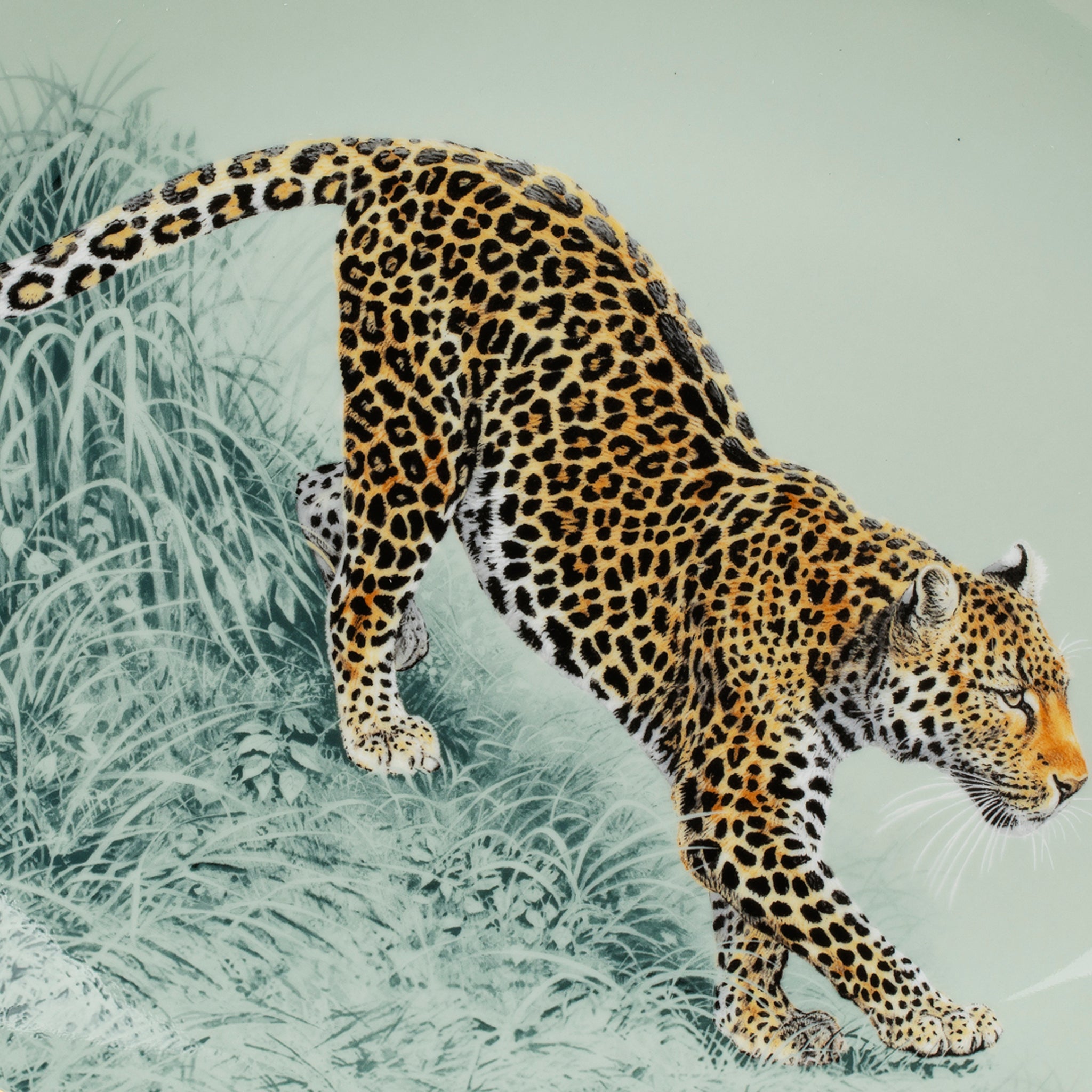 Hermes Carnets D'equateur Oval Platter Small