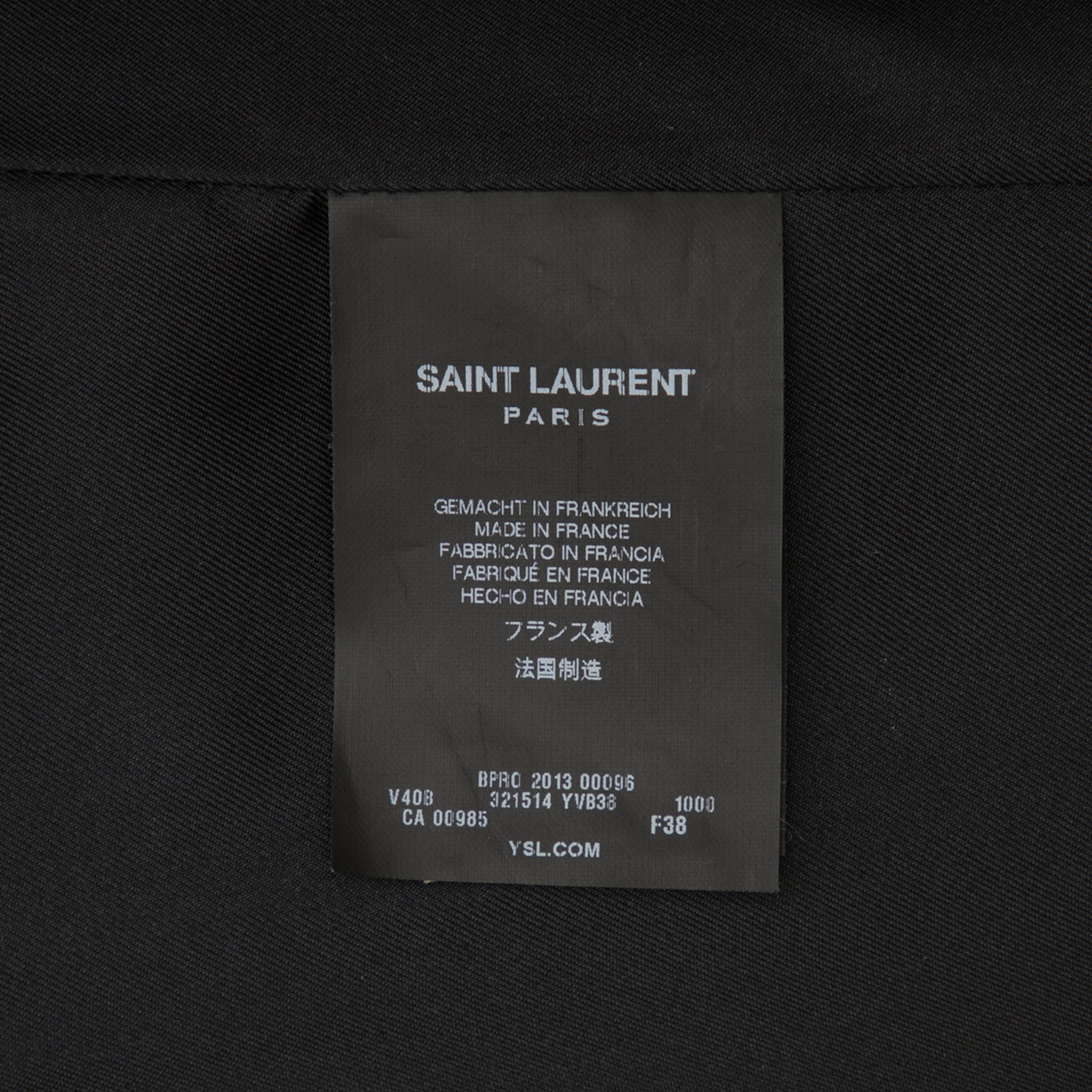 Yves Saint Laurent Couture Beaded Blazer 38 FR