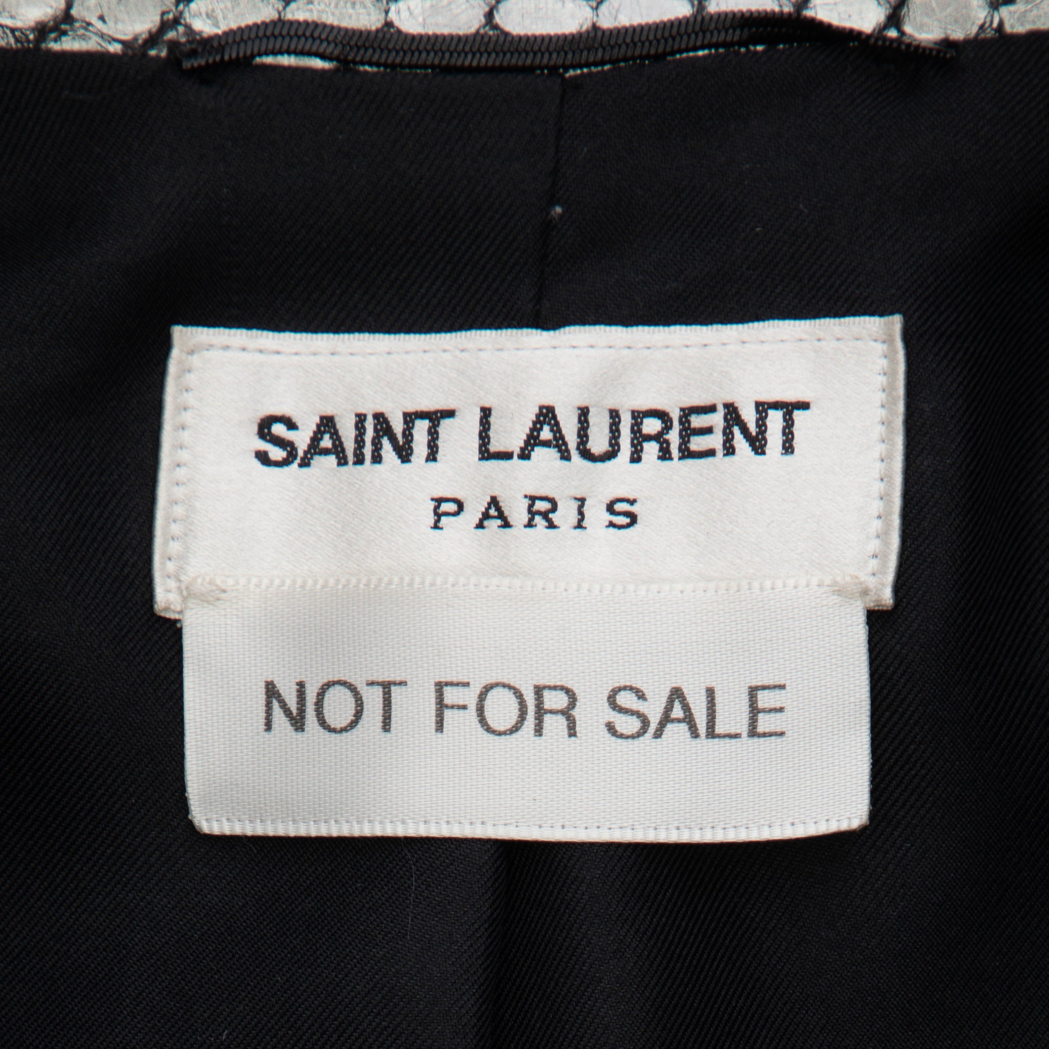 Yves Saint Laurent Metallic Python Blazer