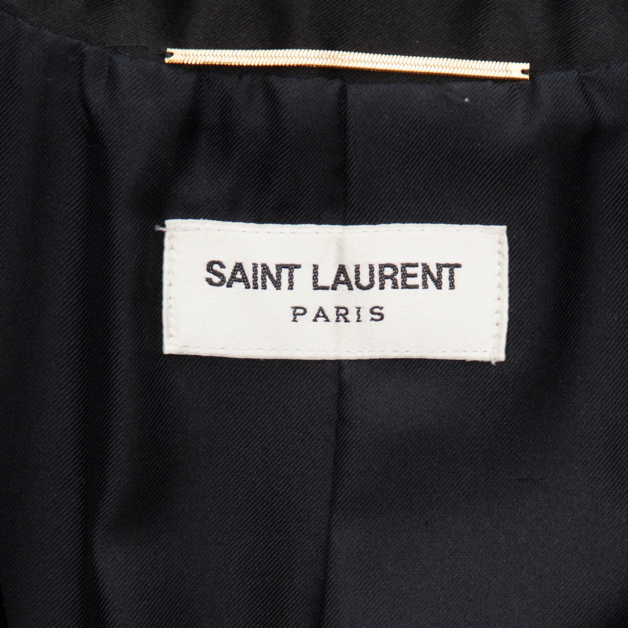 Yves Saint Laurent Evening Crop Jacket Black Sequin 36 FR
