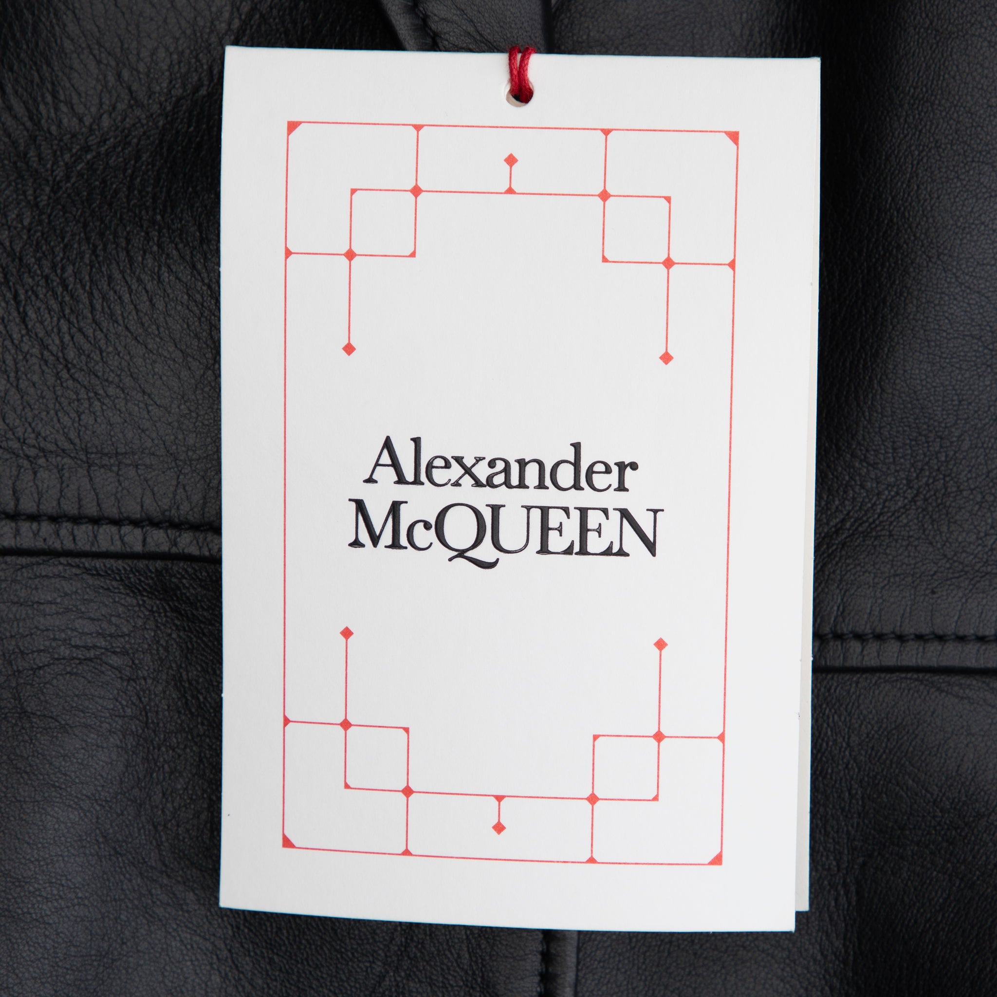 Alexander McQueen Studded Leather Blazer in Black 38 IT