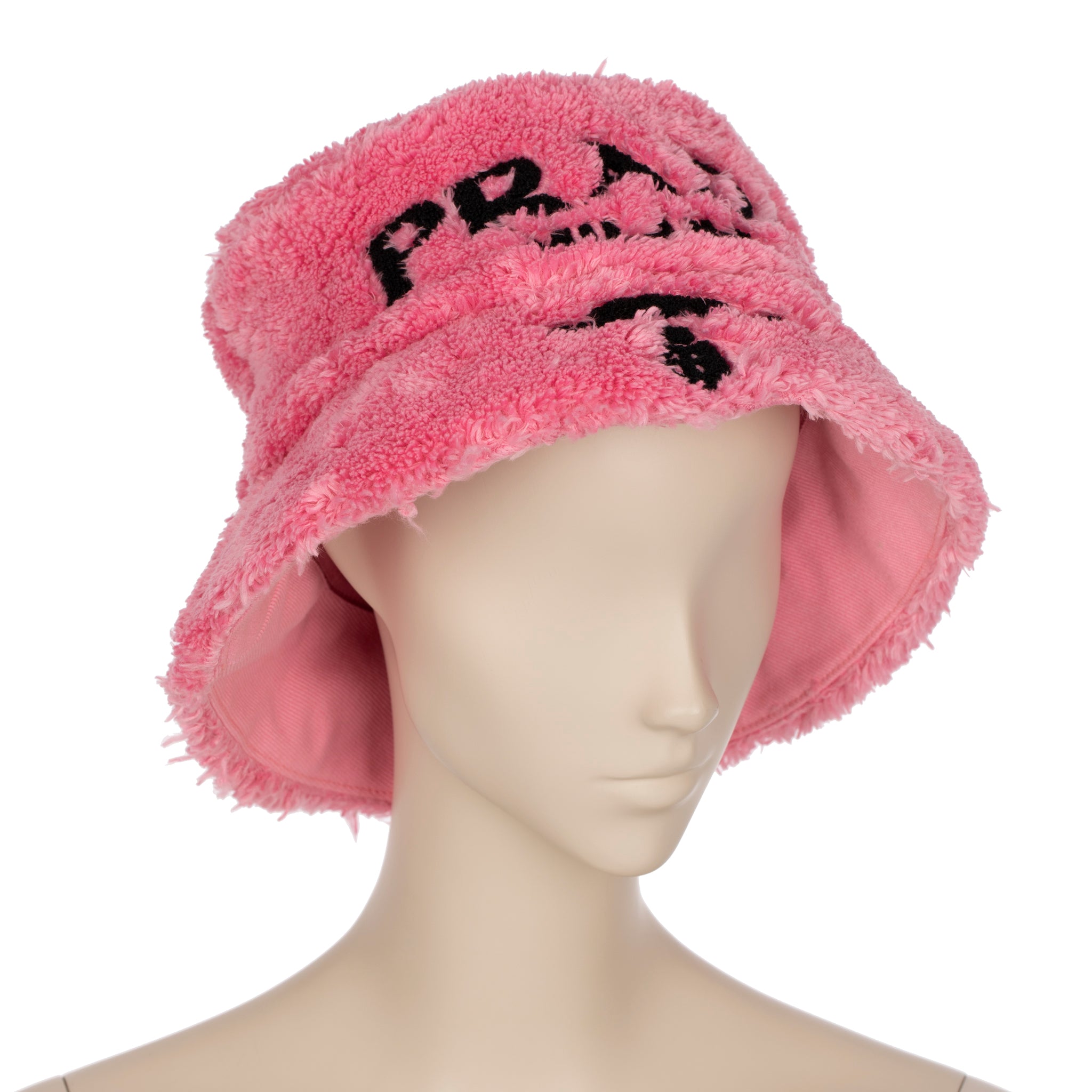 Prada Pink Terrycloth Bucket Hat