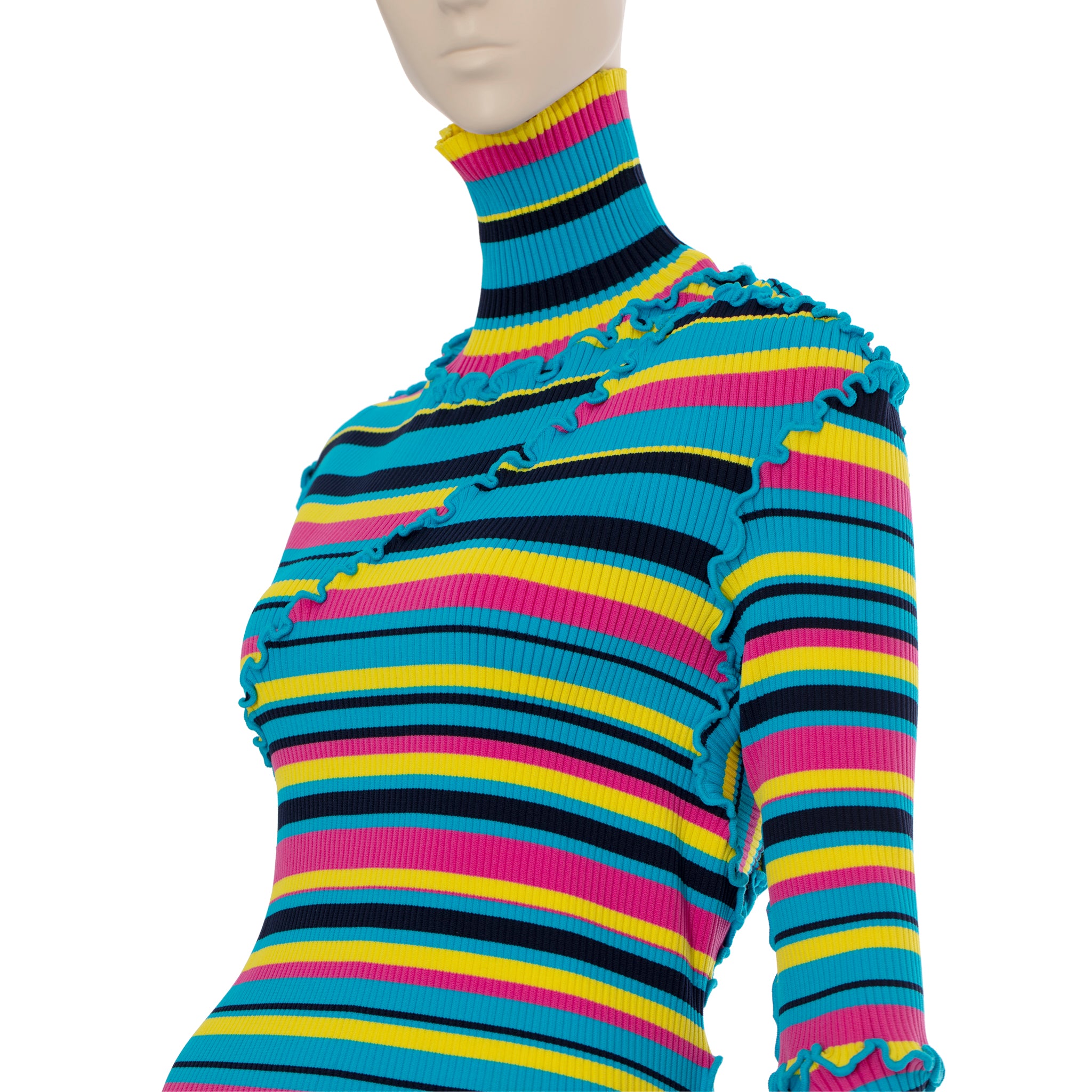 Balenciaga Multicolour Turtle Neck Sweater