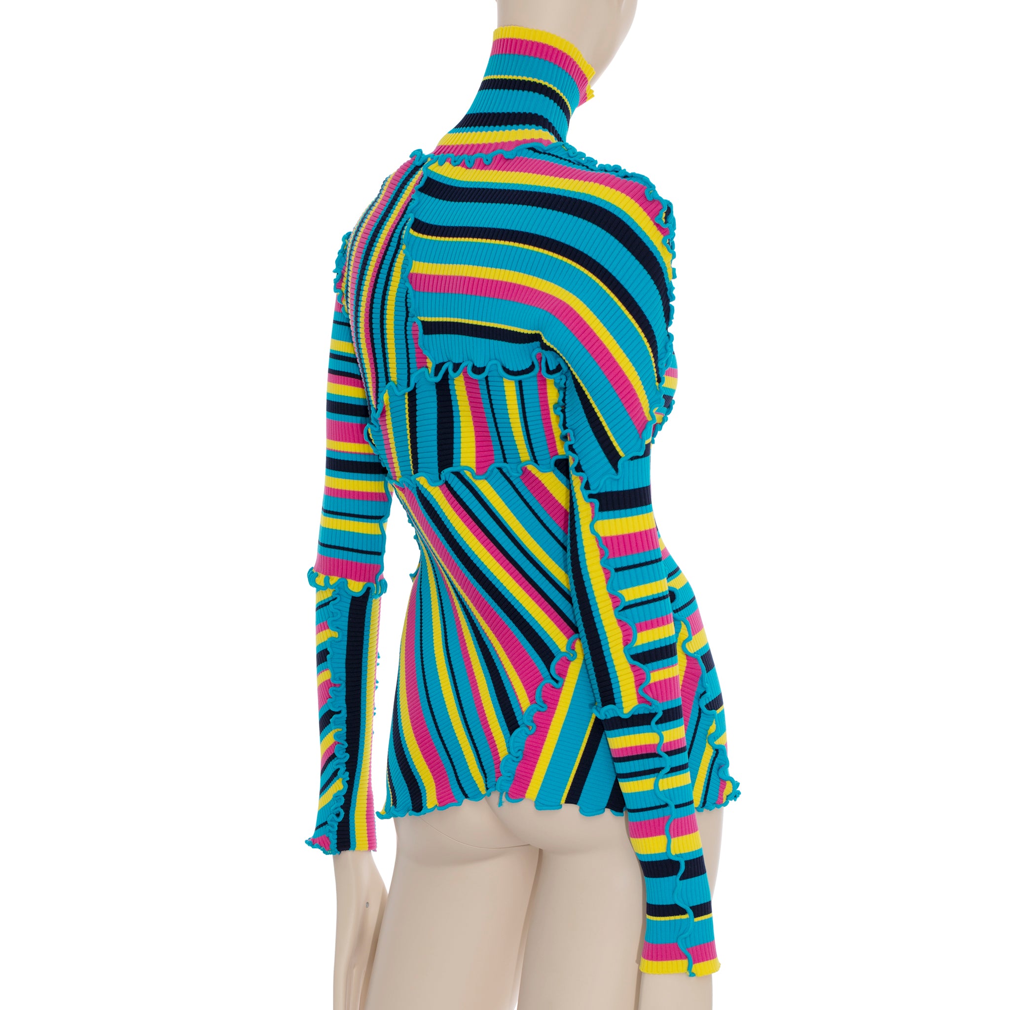 Balenciaga Multicolour Turtle Neck Sweater