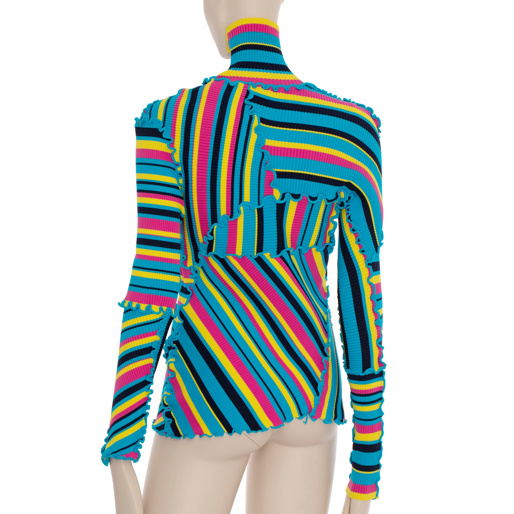 Balenciaga Multicolour Turtle Neck Sweater