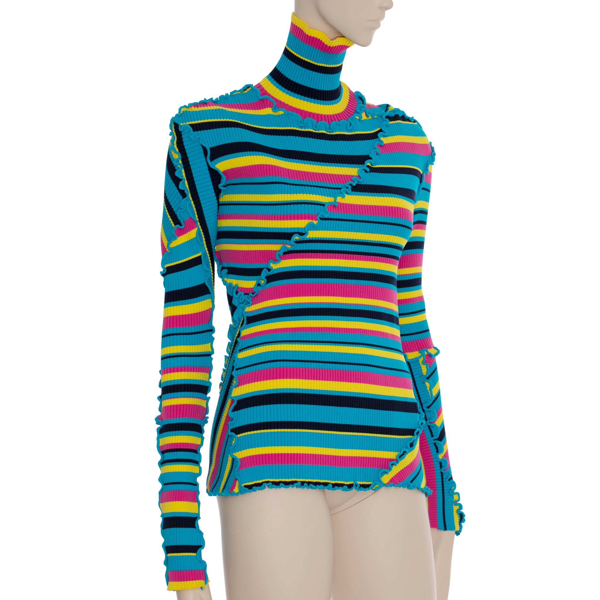 Balenciaga Multicolour Turtle Neck Sweater