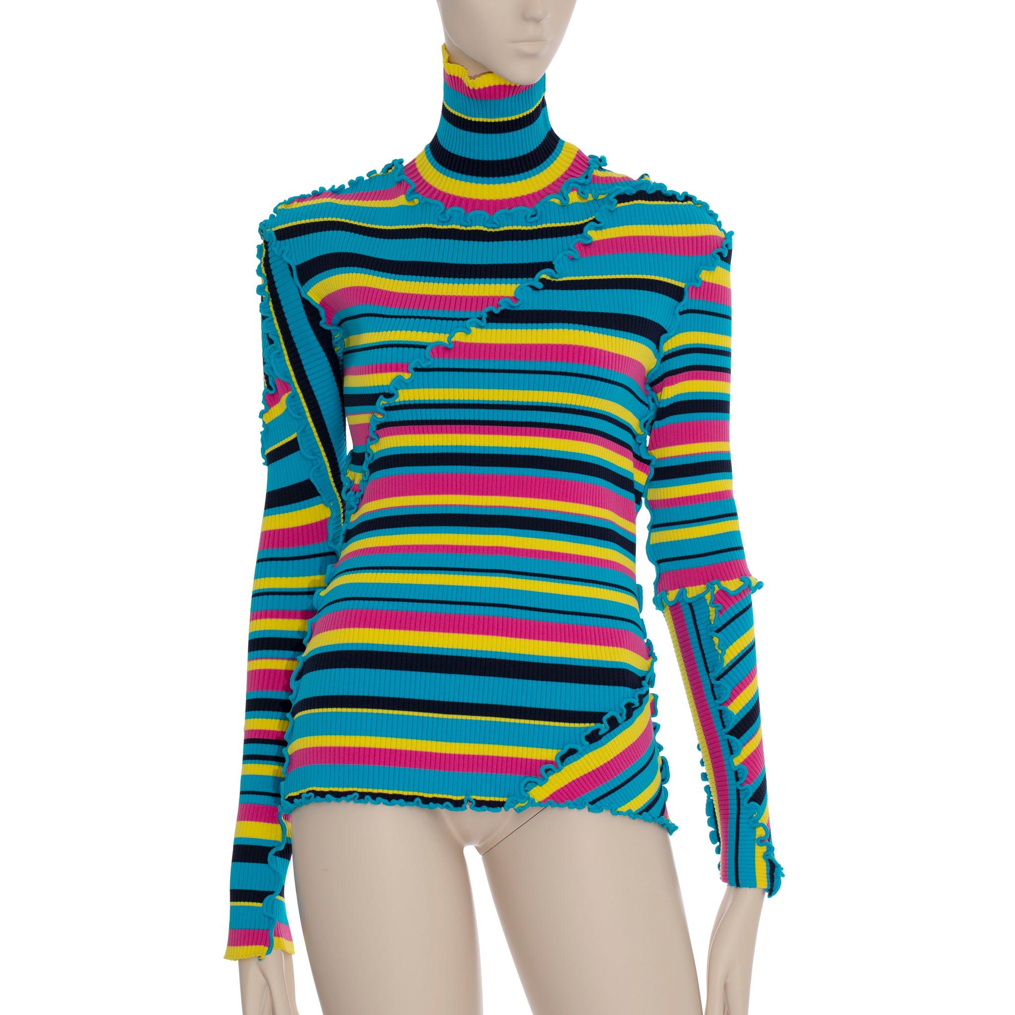 Balenciaga Multicolour Turtle Neck Sweater