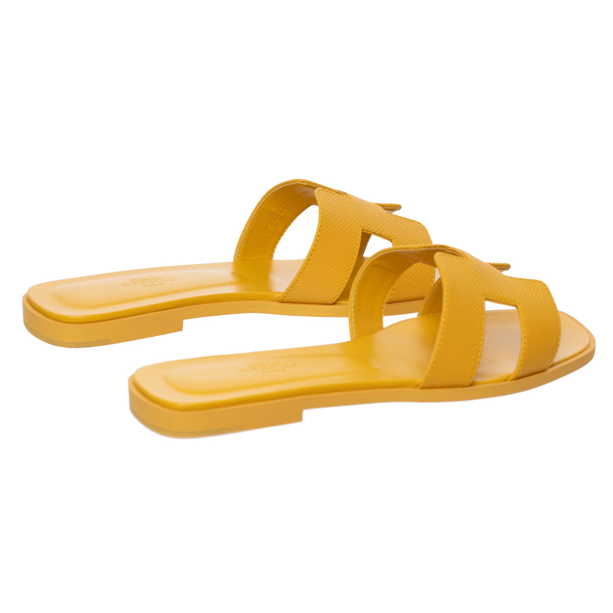 Hermes Oran Jaune Epsom Leather 38 Fr