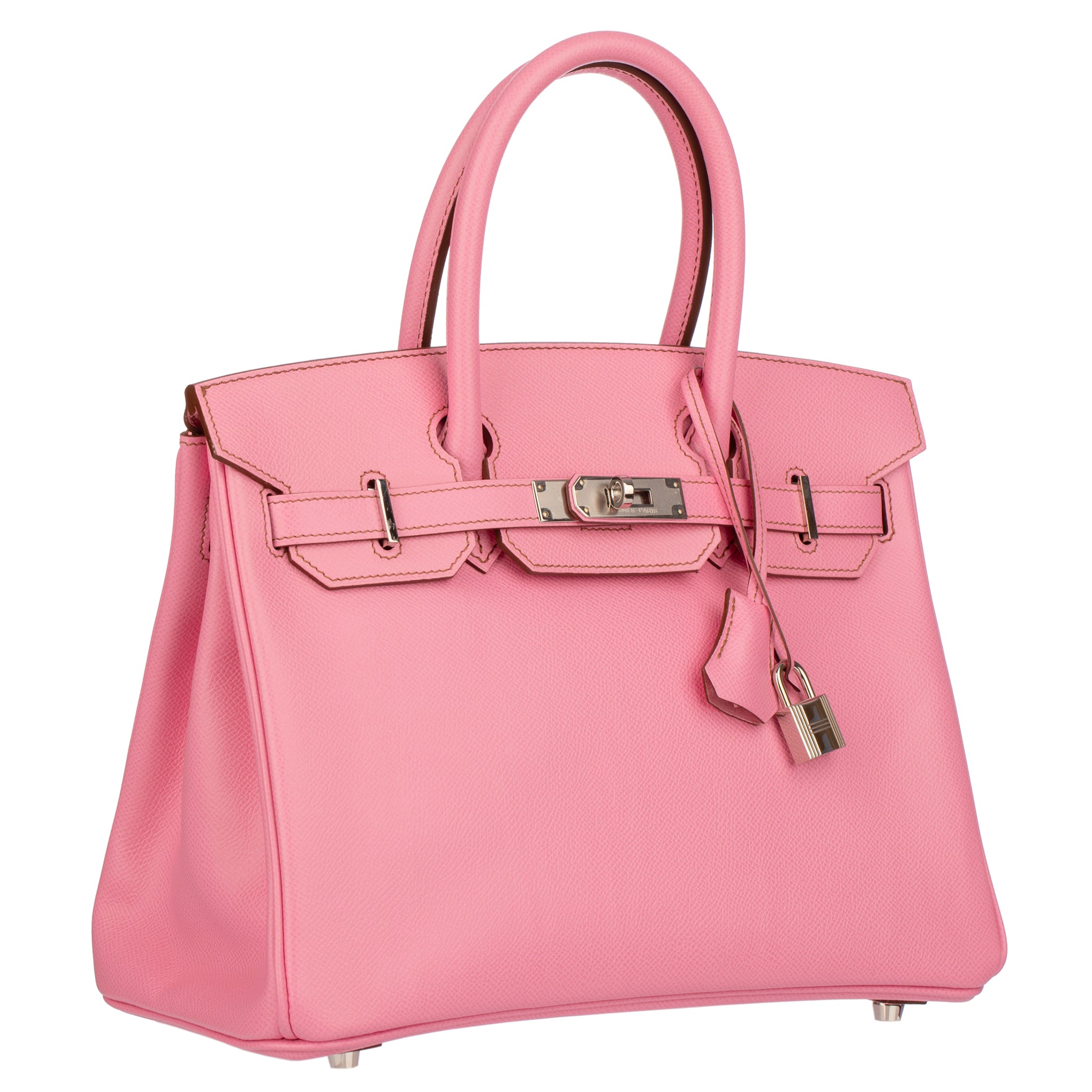 Hermes Birkin 30cm Bubblegum Epsom Leather Palladium Hardware