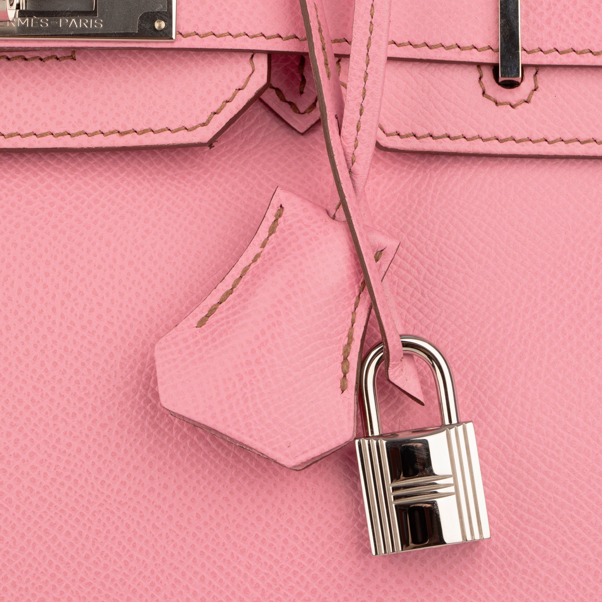Hermes Birkin 30cm Bubblegum Epsom Leather Palladium Hardware