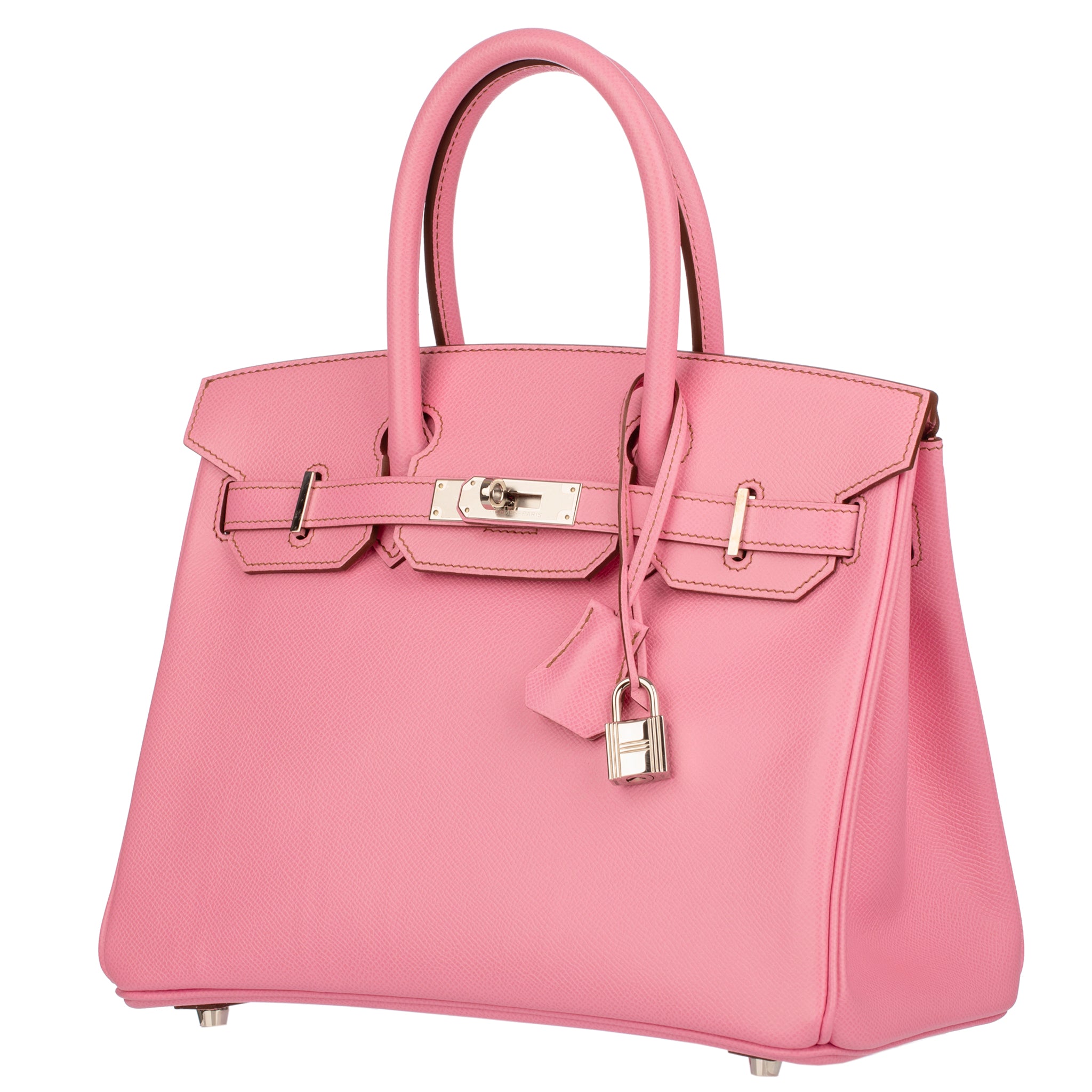 Hermes Birkin 30cm Bubblegum Epsom Leather Palladium Hardware