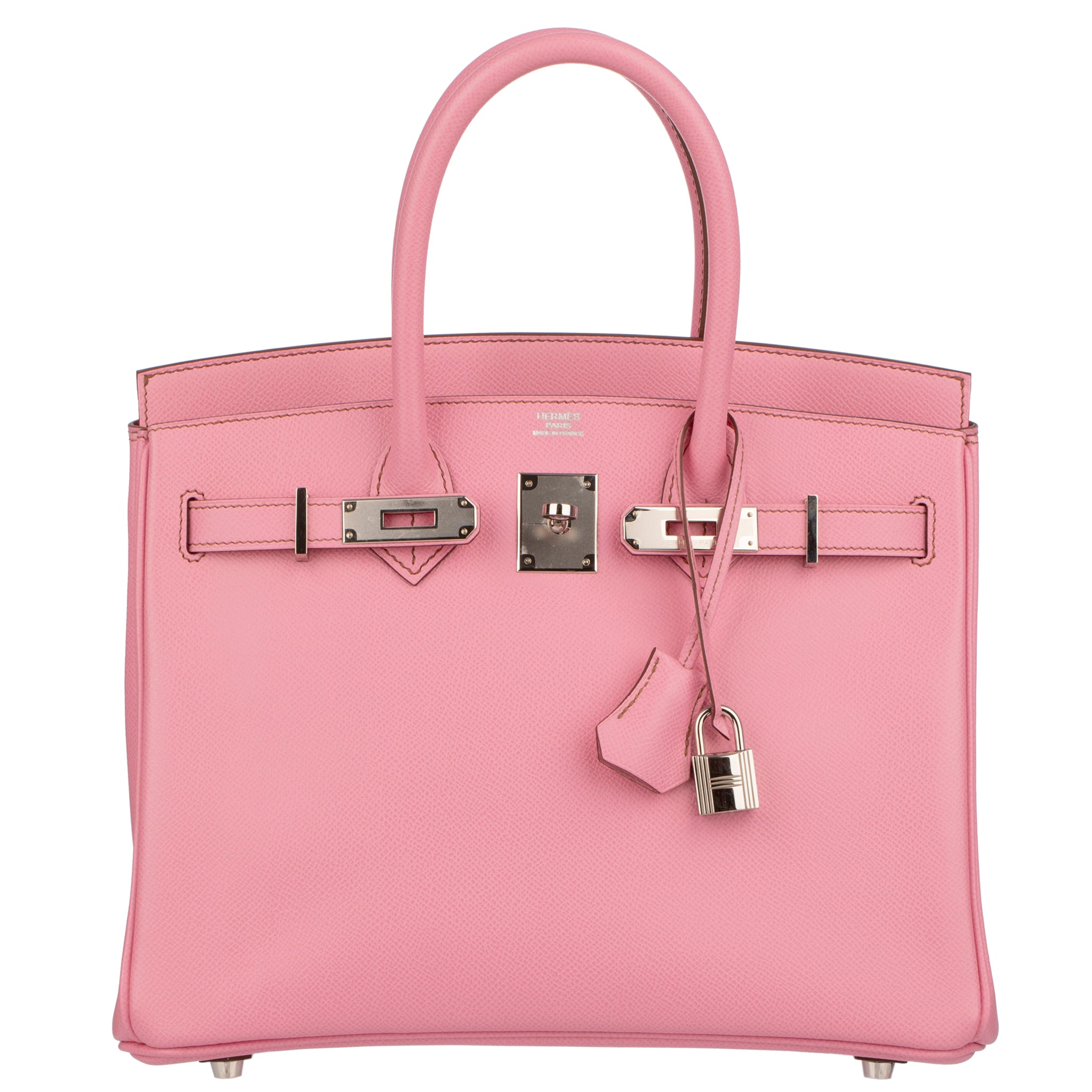 Hermes Birkin 30cm Bubblegum Epsom Leather Palladium Hardware