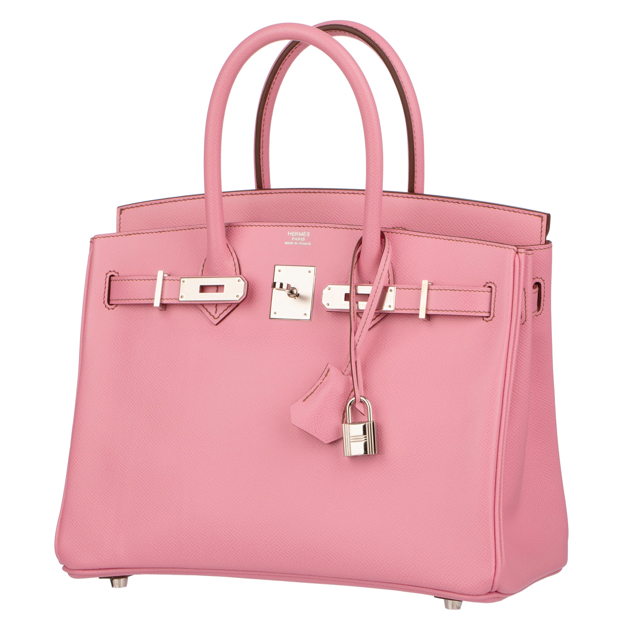Hermes Birkin 30cm Bubblegum Epsom Leather Palladium Hardware