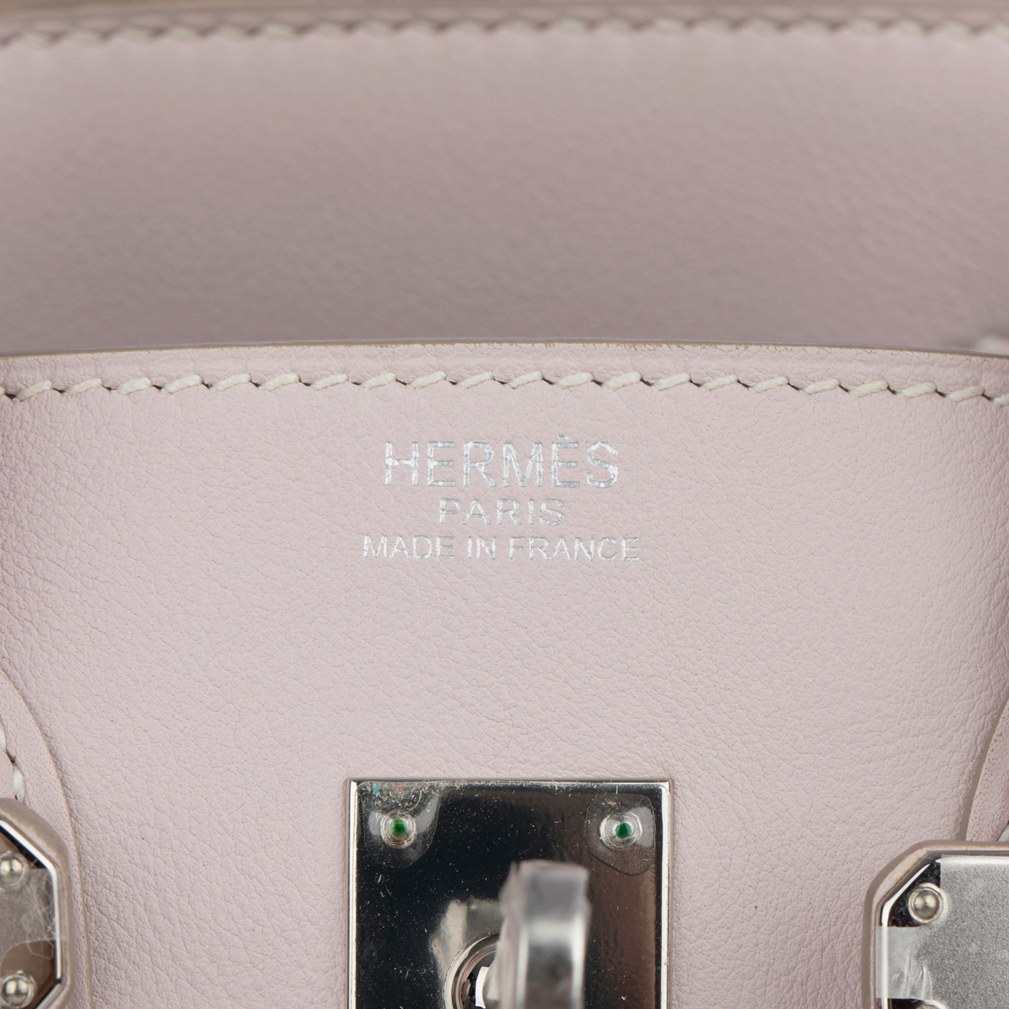 Hermes Birkin 25cm Rose Dragee Swift Leather Palladium Hardware