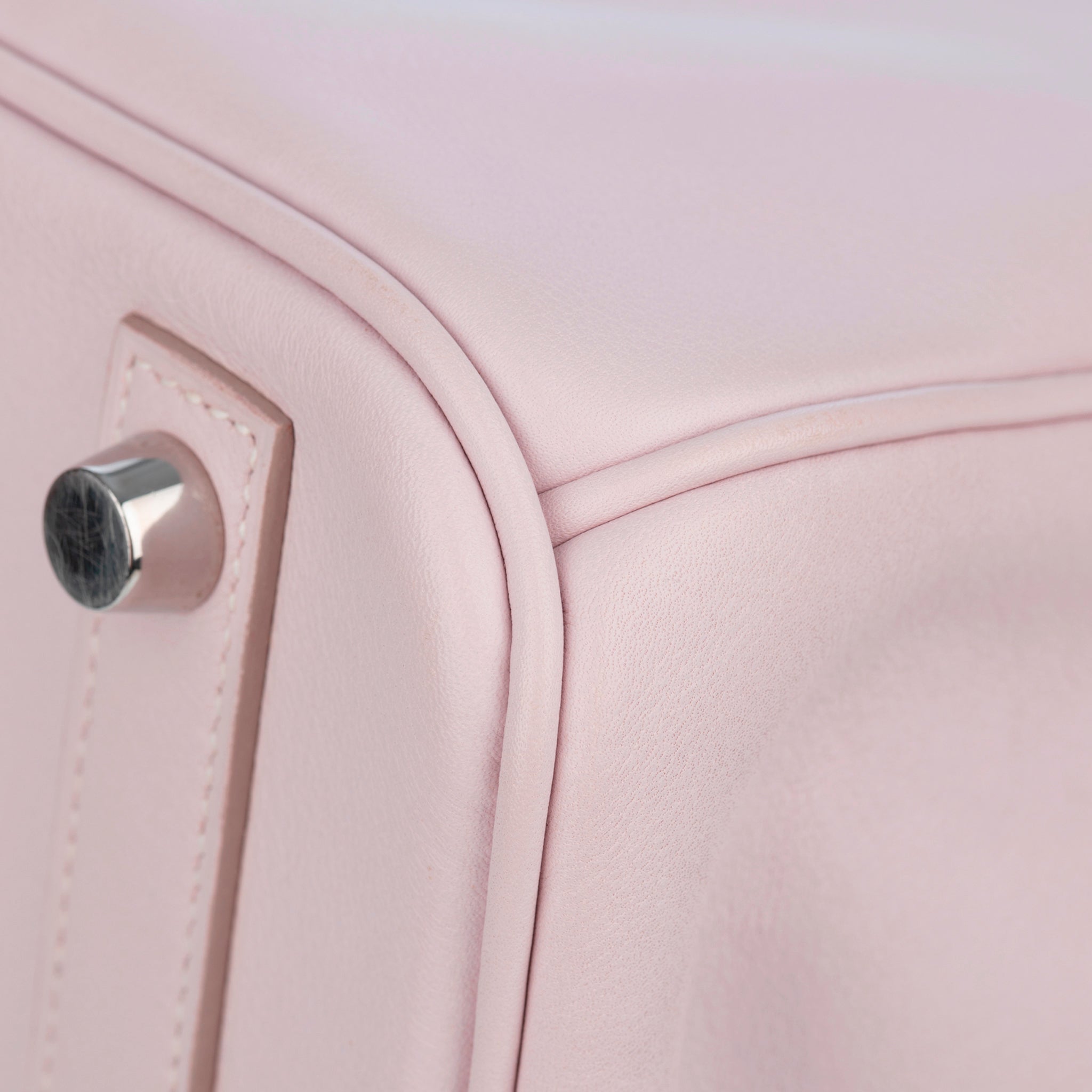 Hermes Birkin 25cm Rose Dragee Swift Leather Palladium Hardware