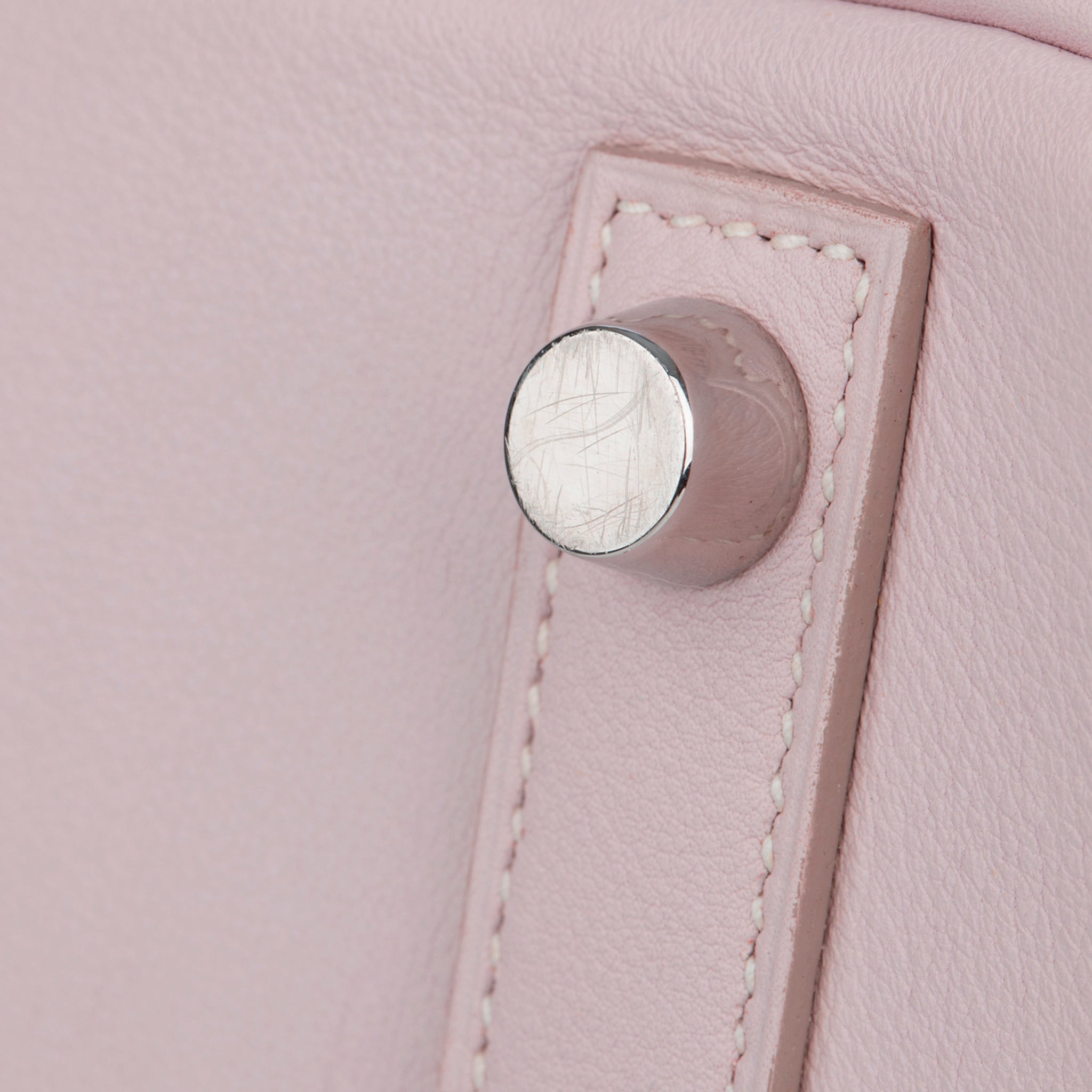 Hermes Birkin 25cm Rose Dragee Swift Leather Palladium Hardware