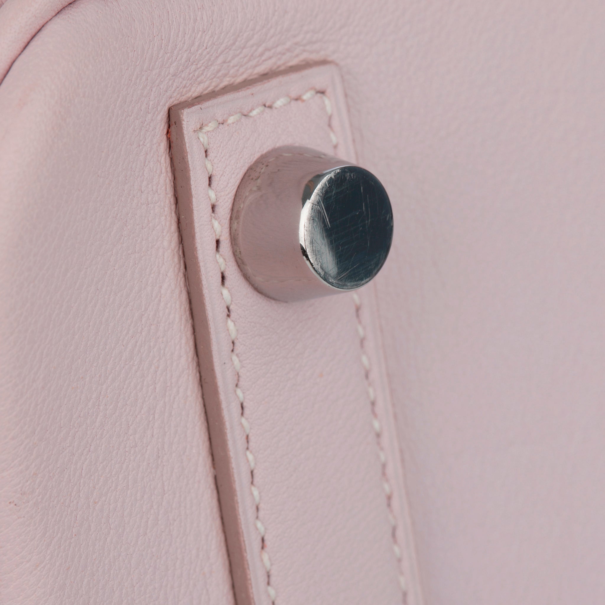 Hermes Birkin 25cm Rose Dragee Swift Leather Palladium Hardware