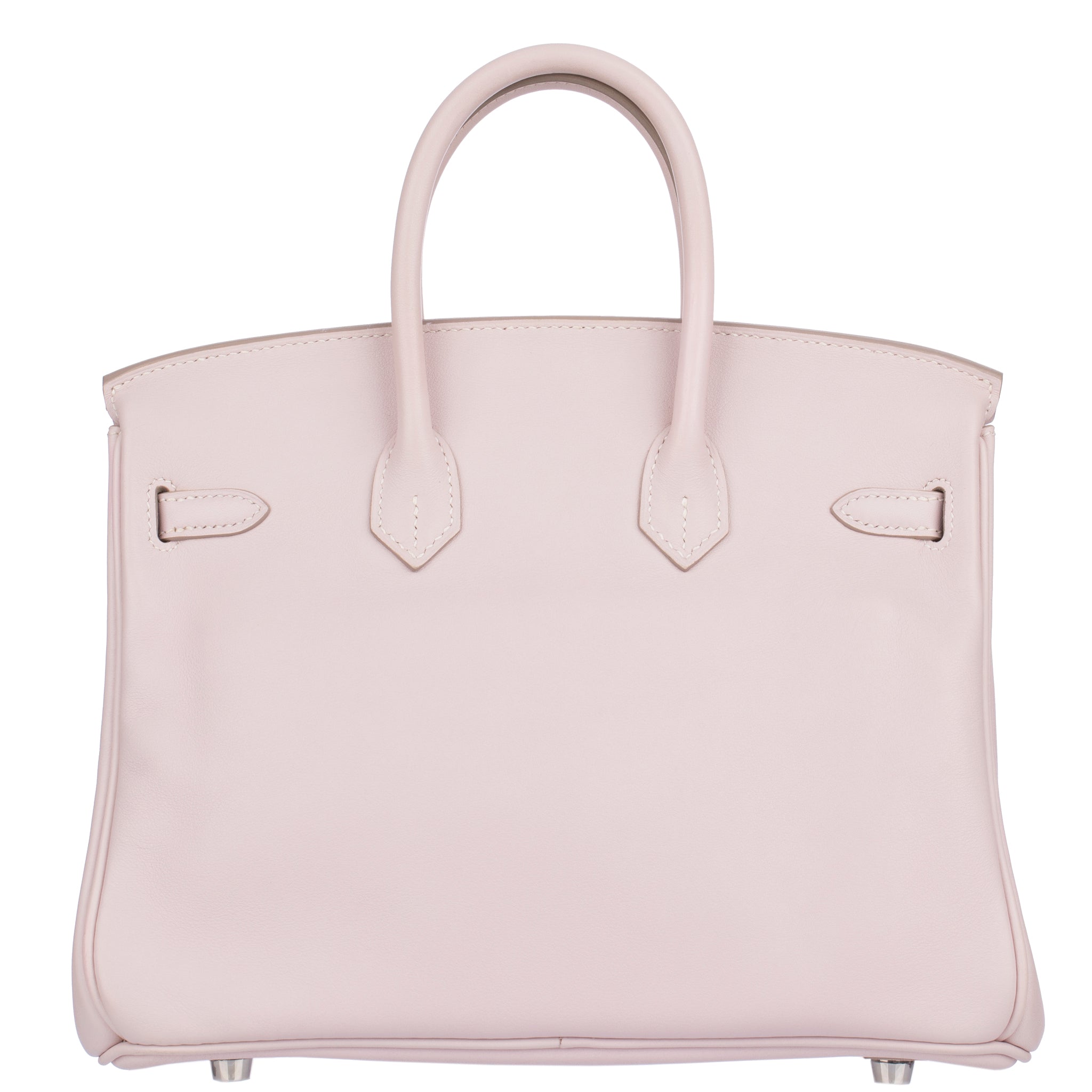 Hermes Birkin 25cm Rose Dragee Swift Leather Palladium Hardware
